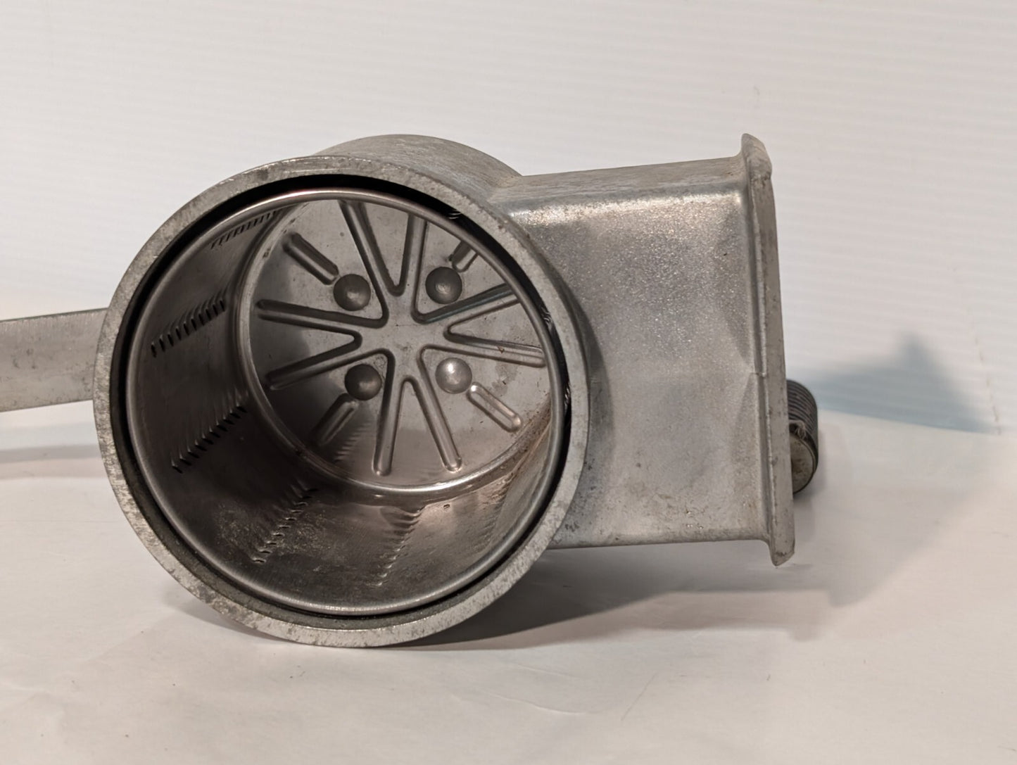 Vintage Kitchen Craft Aluminum Manual Hand Crank Food Processor