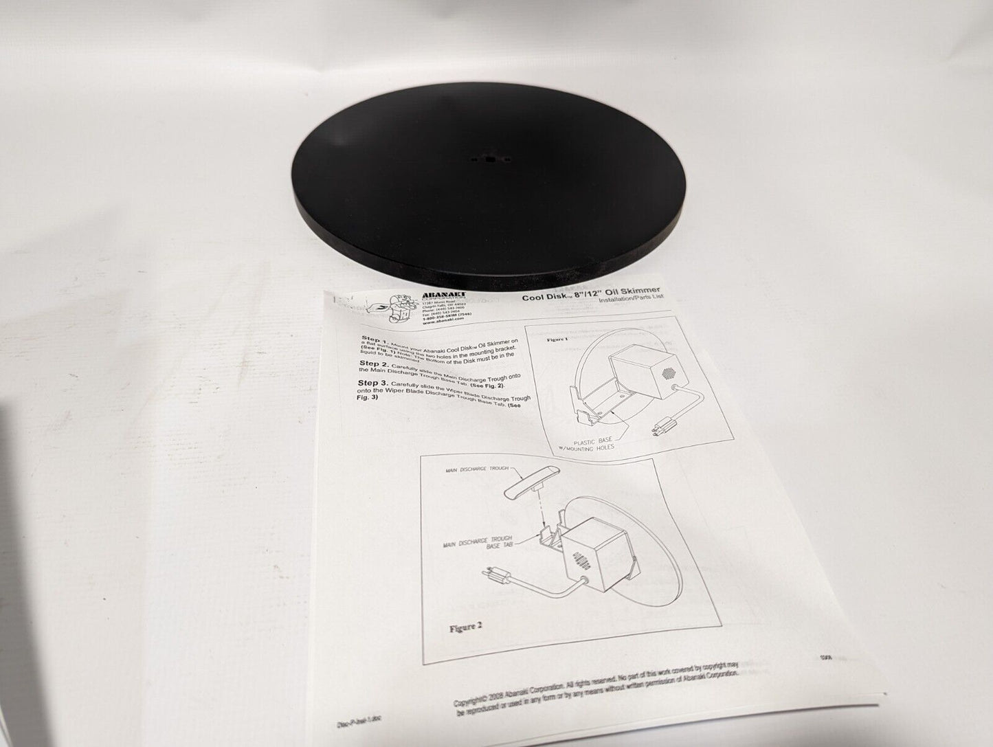 Abanaki WCD-12 Cool Disk 12-inch diameter disk For Oil Skimmer