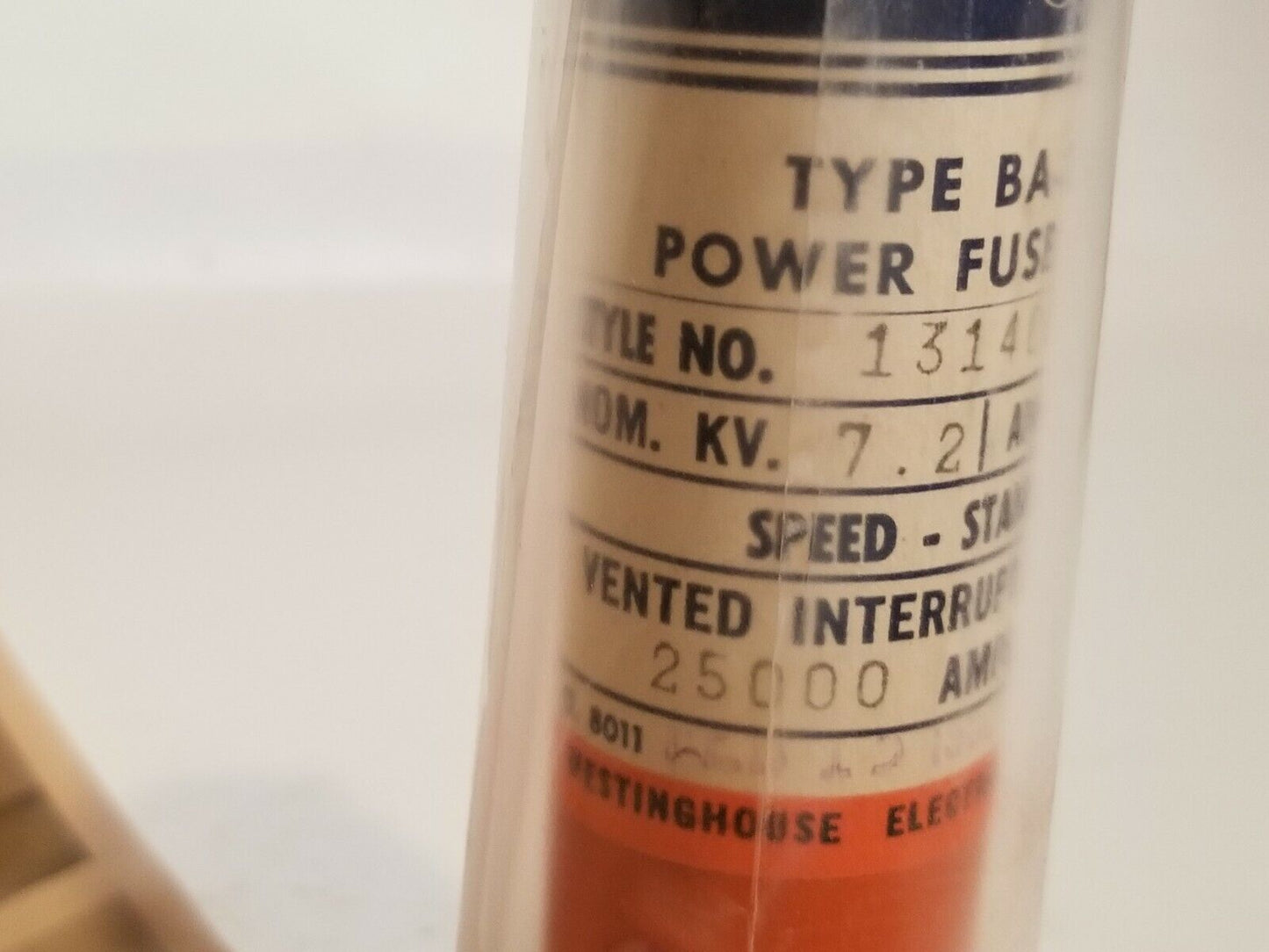 Westinghouse BA-200 1314009A 50E Power Fuse Refill, New OldStock