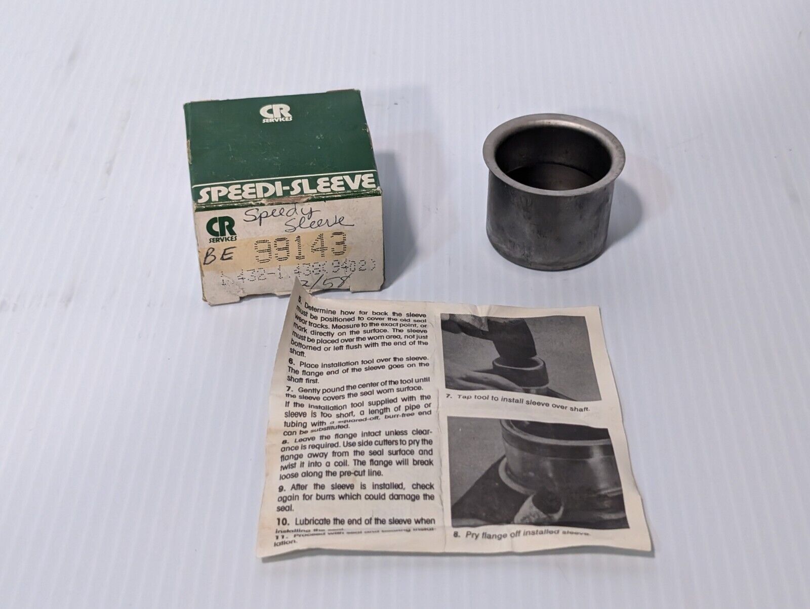 Speedi-Sleeve / SKF 99143 Shaft Sleeve, 1-7/16" Bore & Returns