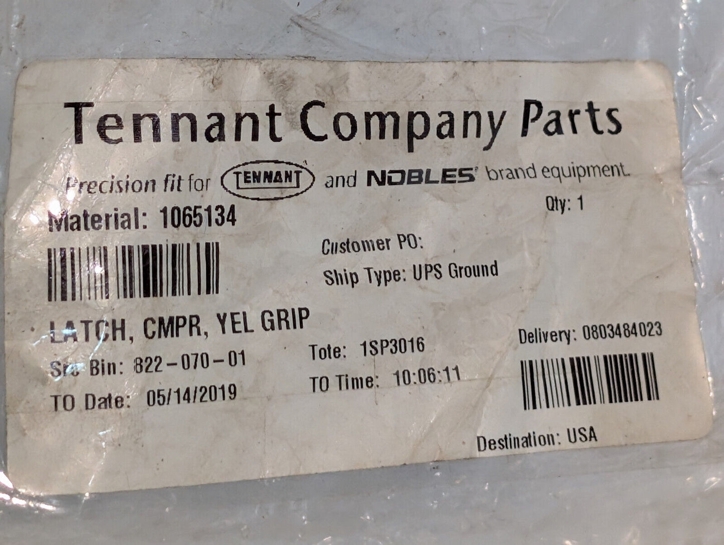 Southco 62-10-23-3 Compression Latch, Yellow Grip, 0002638177, Made in USA