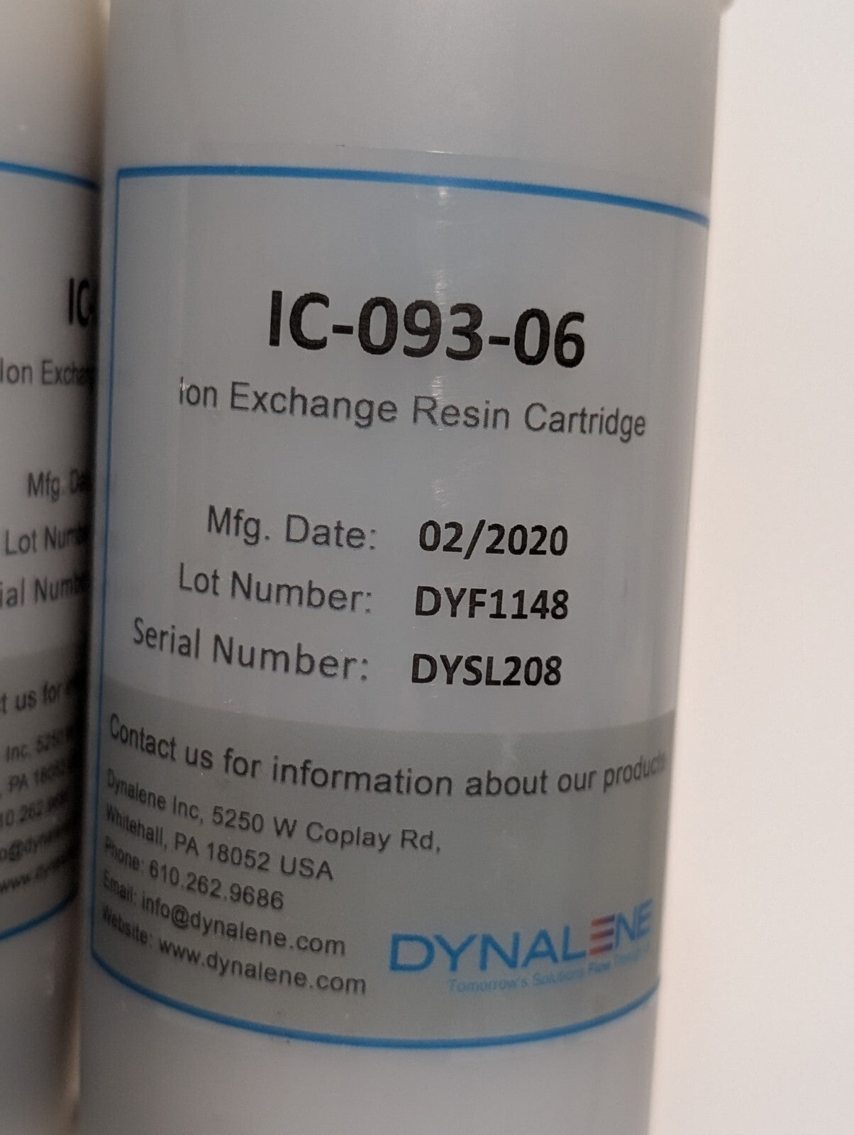 Water Purifier Assembly: 3 Dynalene IC-093-06 w/ Polyconn PCM20-250-03B Manifold
