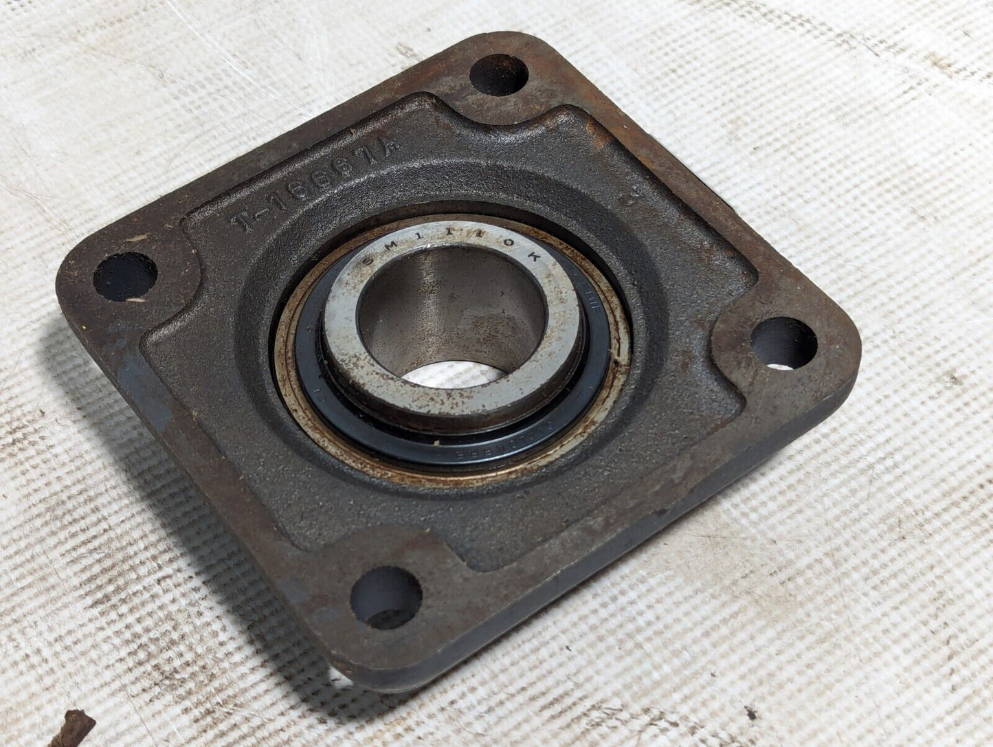 Fafnir RCJ 1-5/8 Flange-Mount Ball Bearing Unit - 1-5/8 in Bore, 4-Bolt Flange