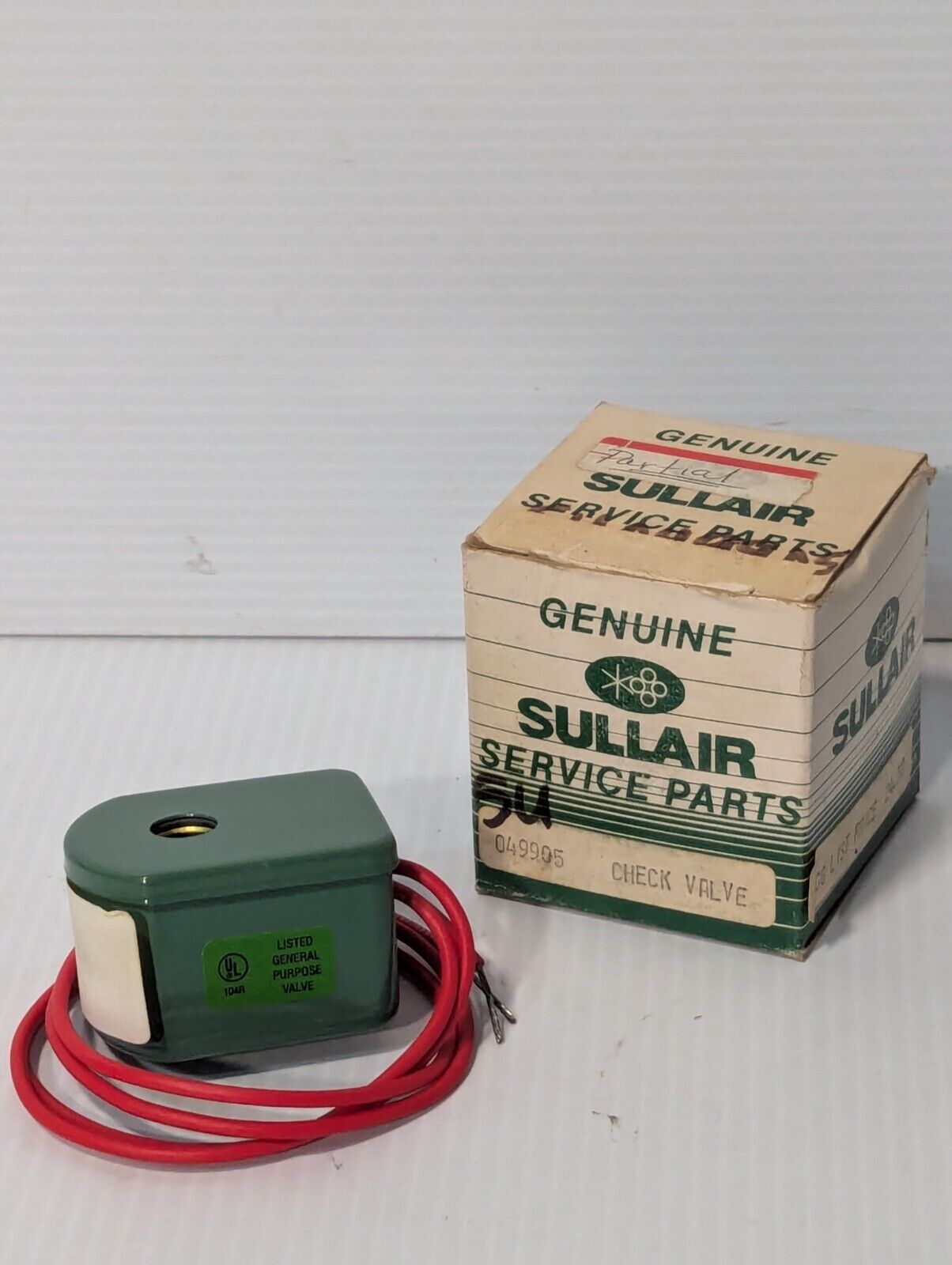 Sullair 40528 coil as part of 49905 check valve replacement kit - Free Shipping