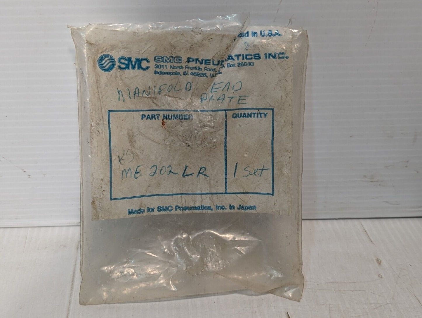 SMC ME202LR Manifold End Plate Assembly - Free Shipping