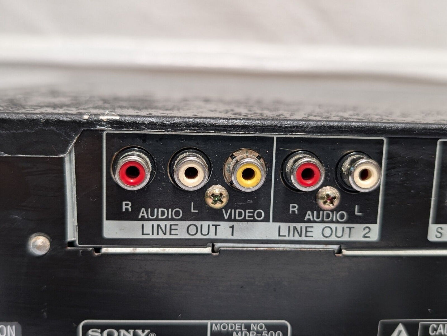 Sony MDP-500 AV Laser Auto Reverse Laserdisc CD \ CDV \ LD Player