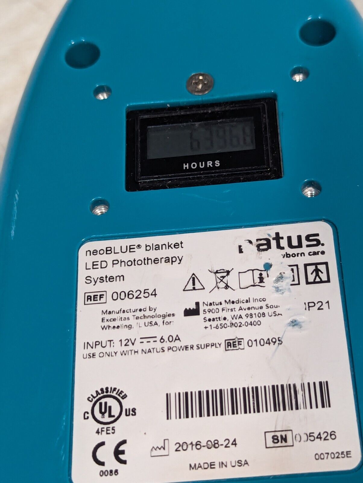 Natus neoBLUE blanket LED Phototherapy Machine - ** PARTS **