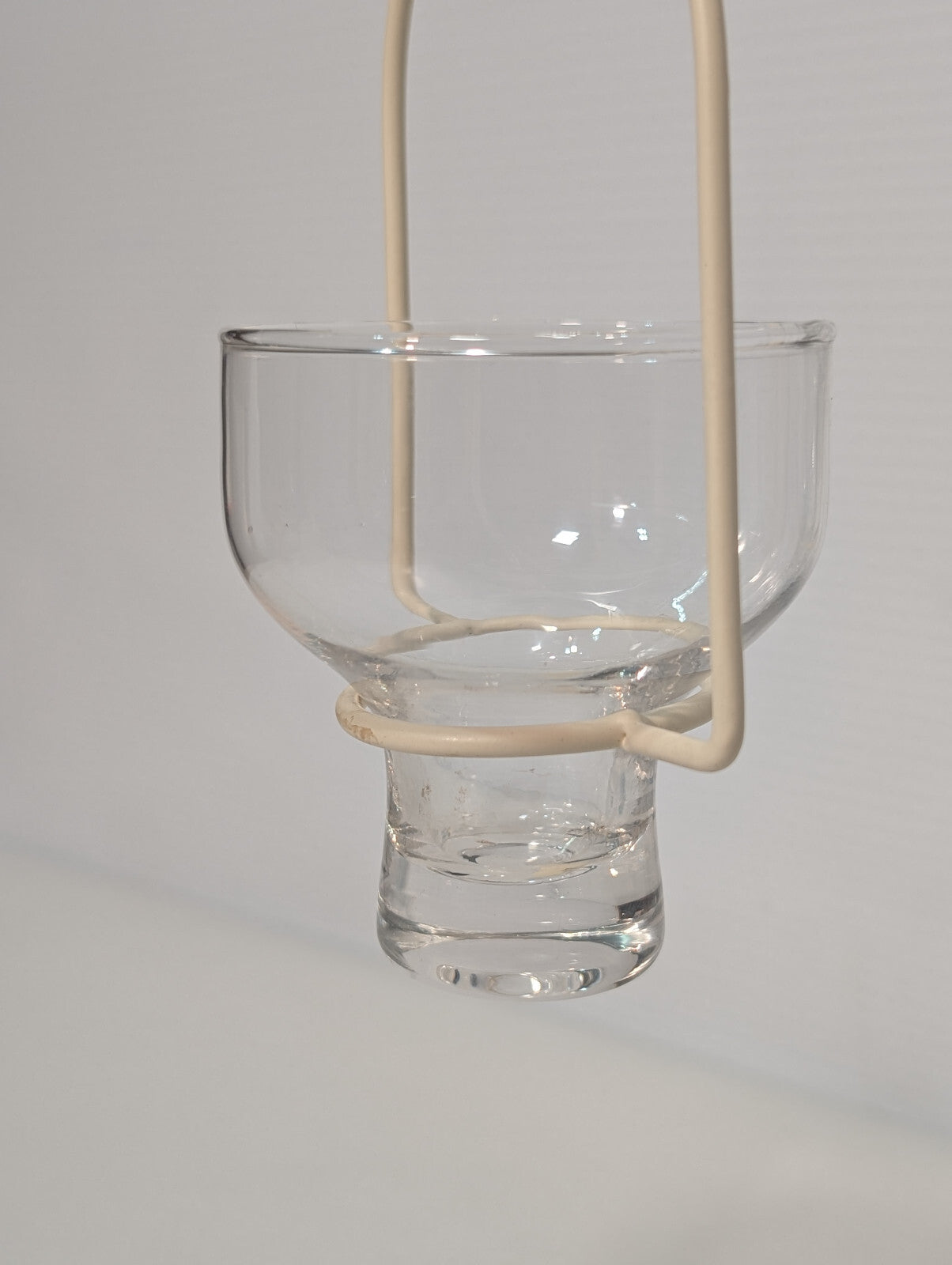 Vintage 80s White Metal Candle Holder Stand 3 Tealight Centerpiece Porch Garden