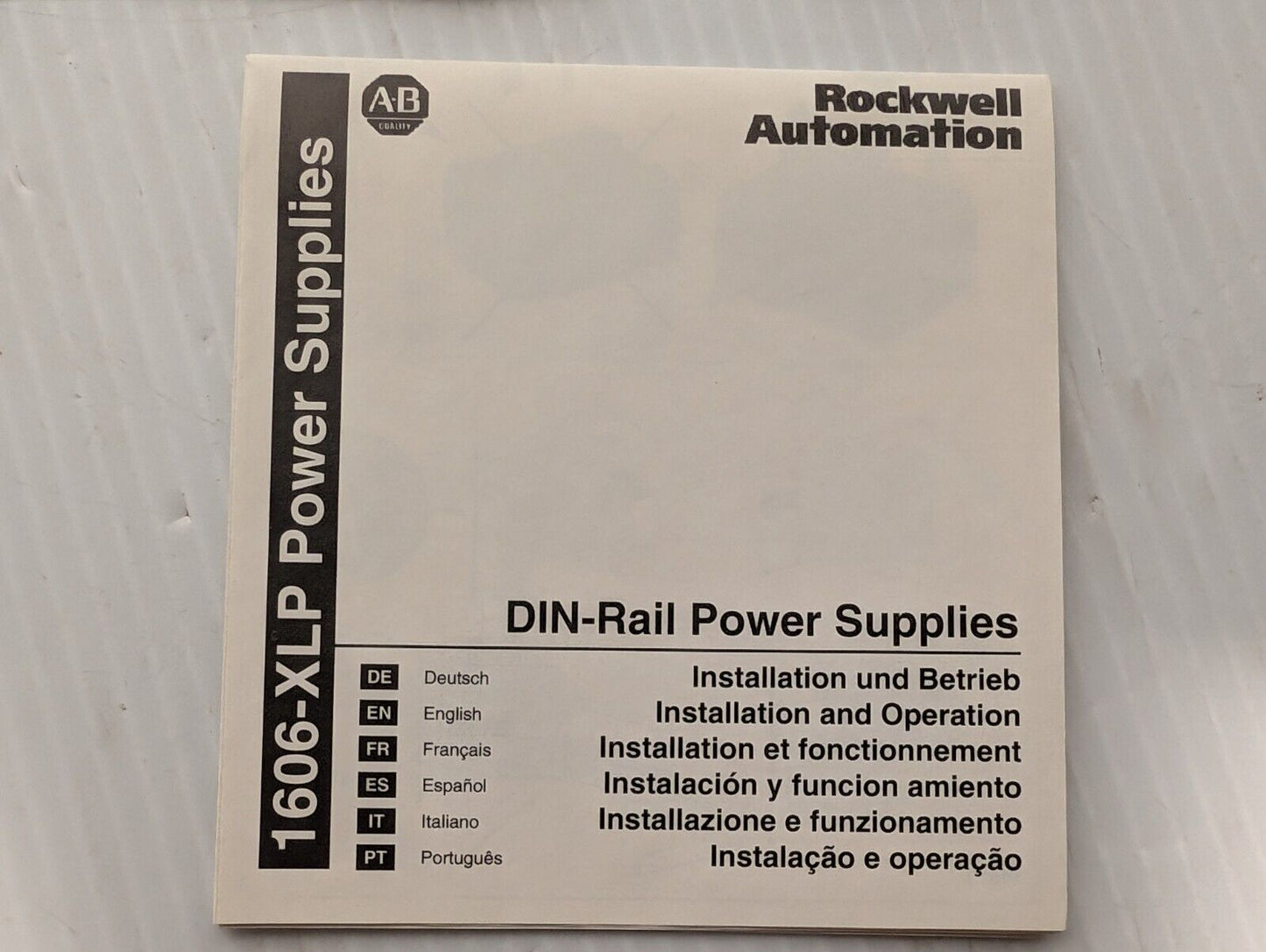 Allen Bradley 1606-XLP25A Power Supply, 25W, 100-240VAC - Free Shipping