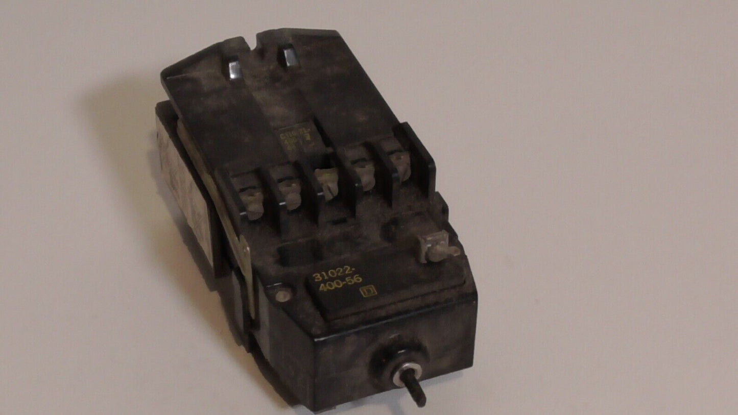 Square D 8501-G0-40 control relay, w/latch attachment 8501GL, coil 31022-400-56