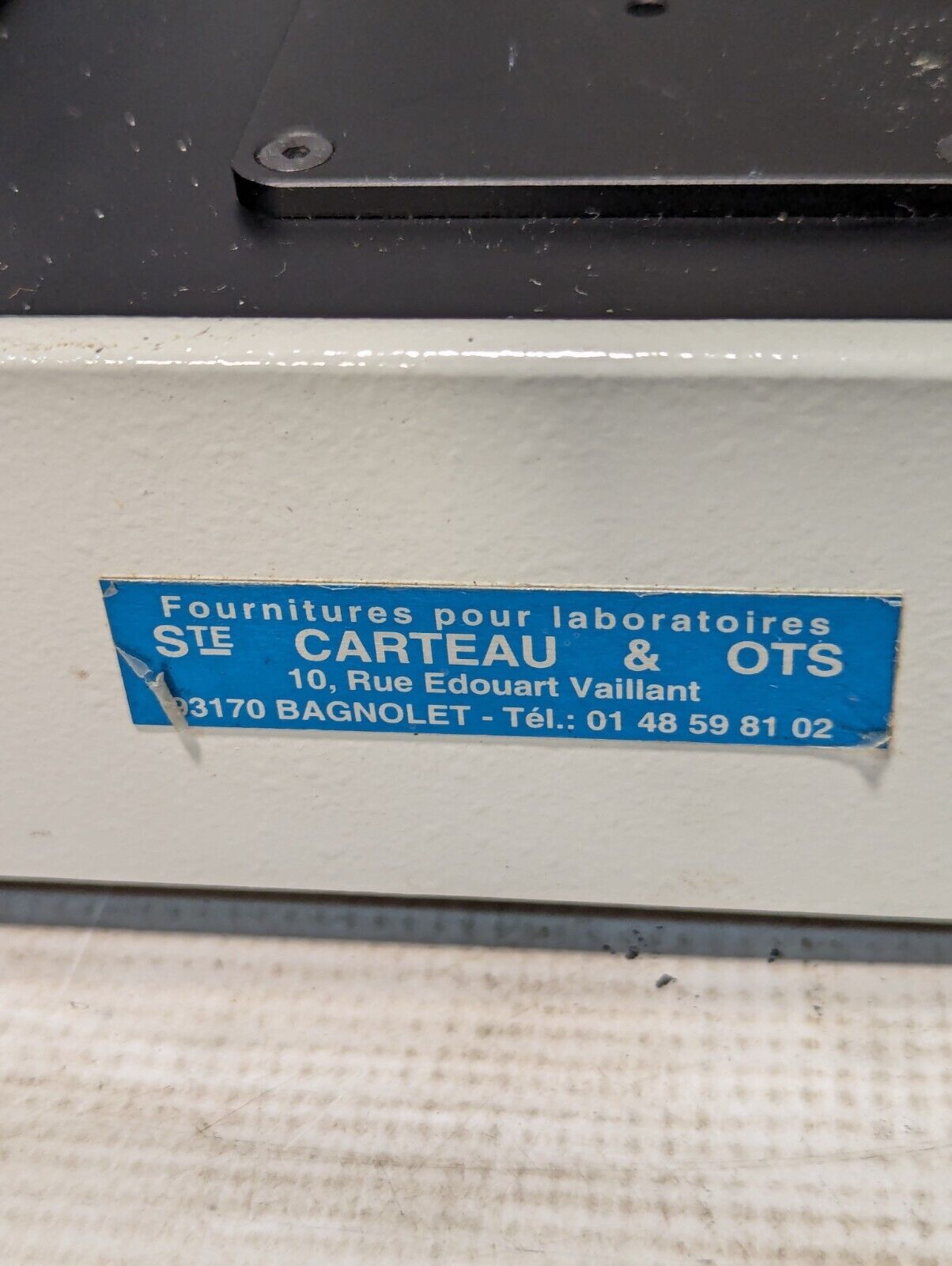 Ste Carteau & OTS FIV 6 incubator