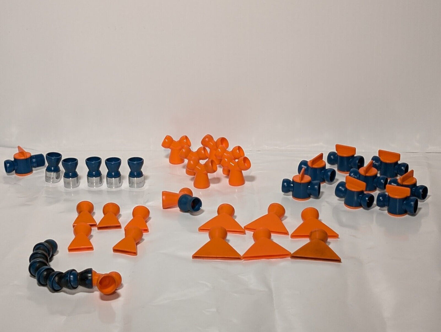 40 Piece Lot of Loc-Line Hose Components, Nozzles, Valves, Junctions