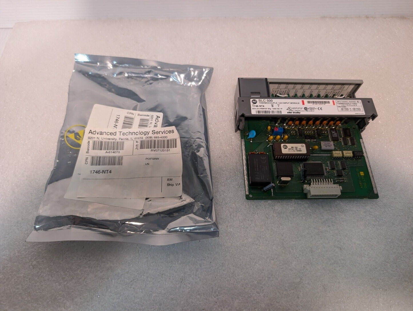Allen Bradley 1746-NT4\B Thermocouple/DC Millivolt Input Module