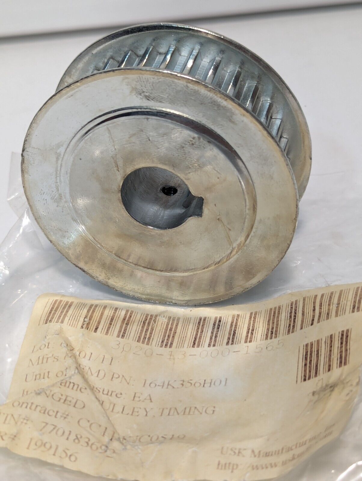 3020-13-000-1565 164K356H01 Flanged Timing Pulley - Free Shipping