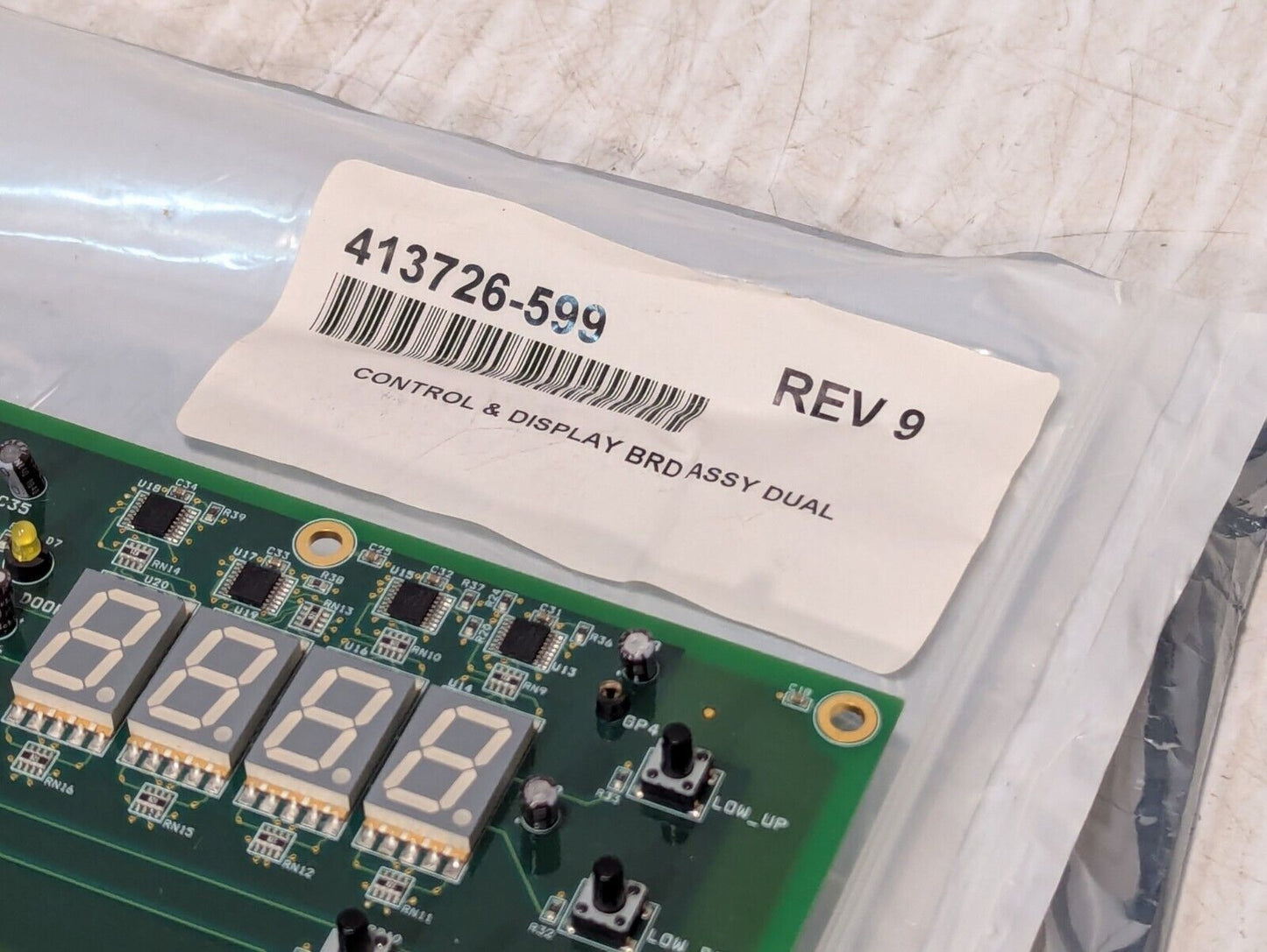 Steris Control & Display Brd Assy Dual 413726-599 Rev 9 - Free Shipping