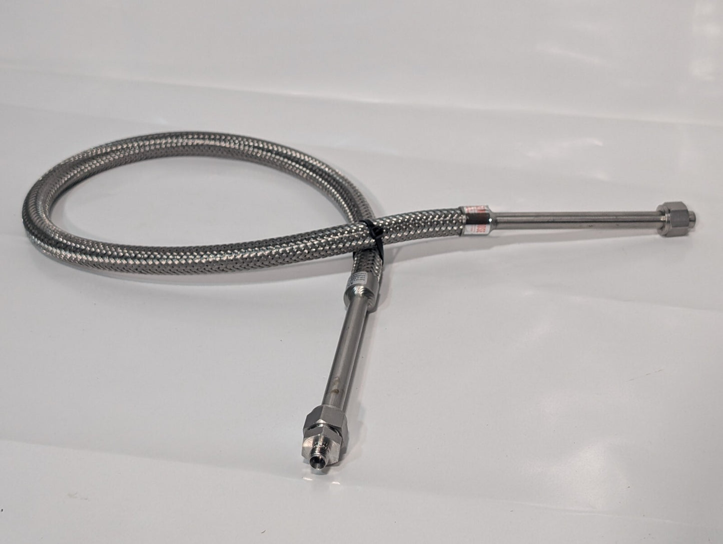 1200mm 316L Stainless Steel Flexible Braided Metal Hose 2.5MPa DN12