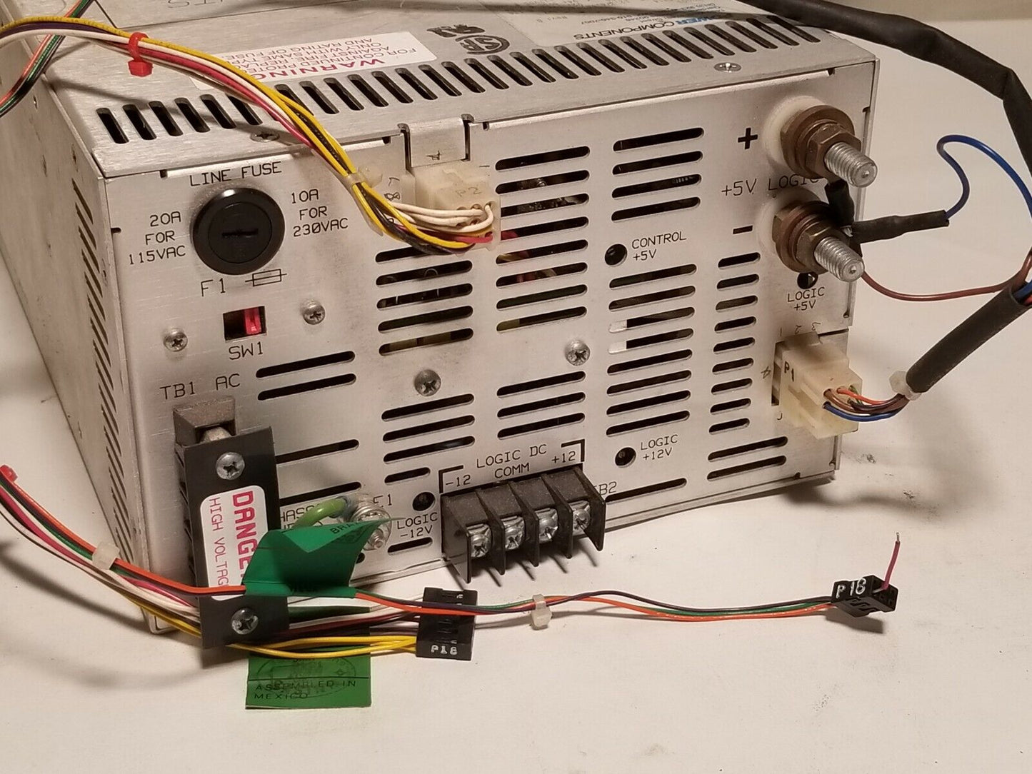 Power Components 752001 power supply, input 120/220VAC, output 5/12VDC