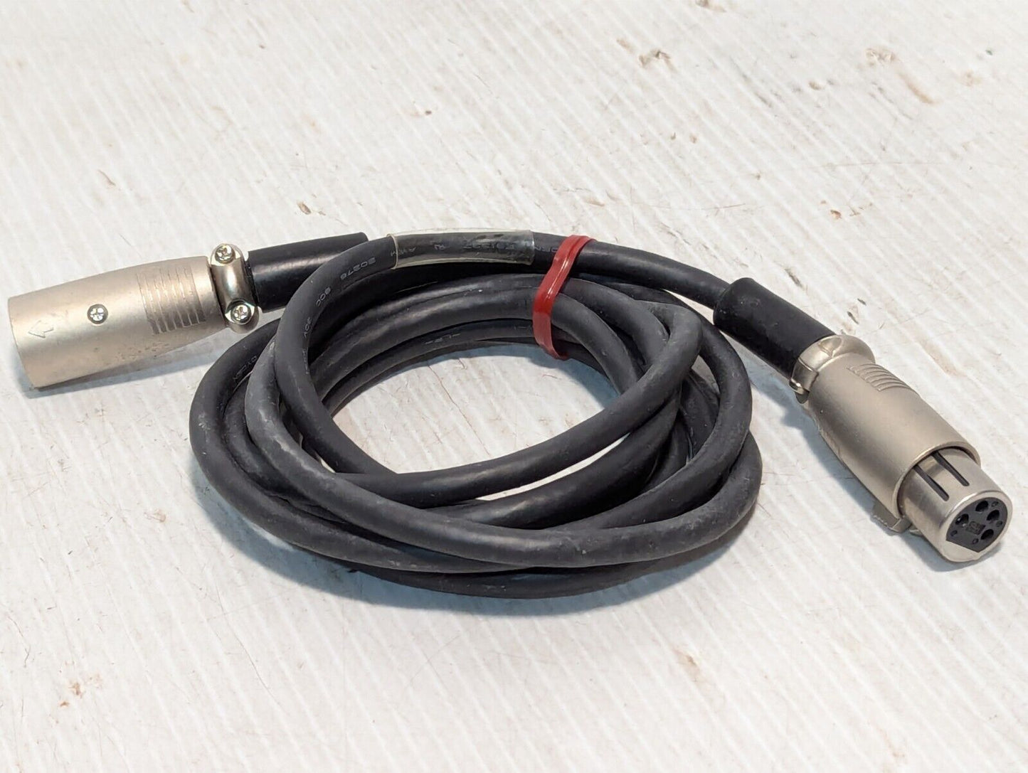 6' 4-pin MXLR to 4pin FXLR 24VDC Cable - Free Shipping