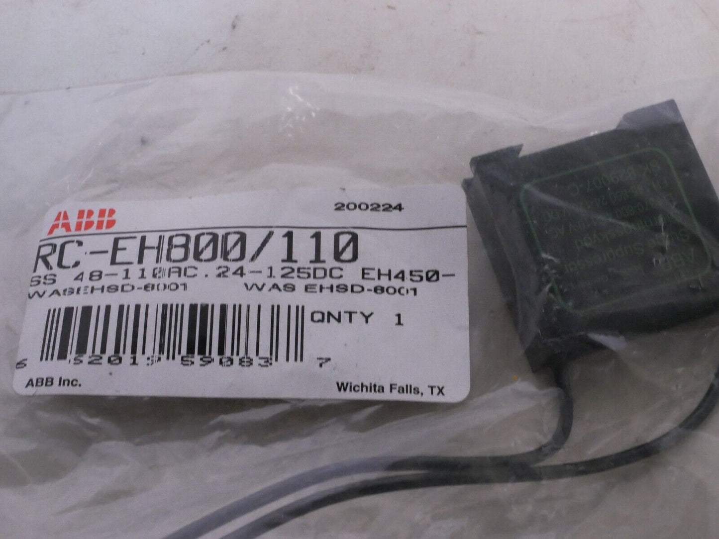 ABB RC-EH800/110 48-110VAC, 24-125VDC Surge Suppressor