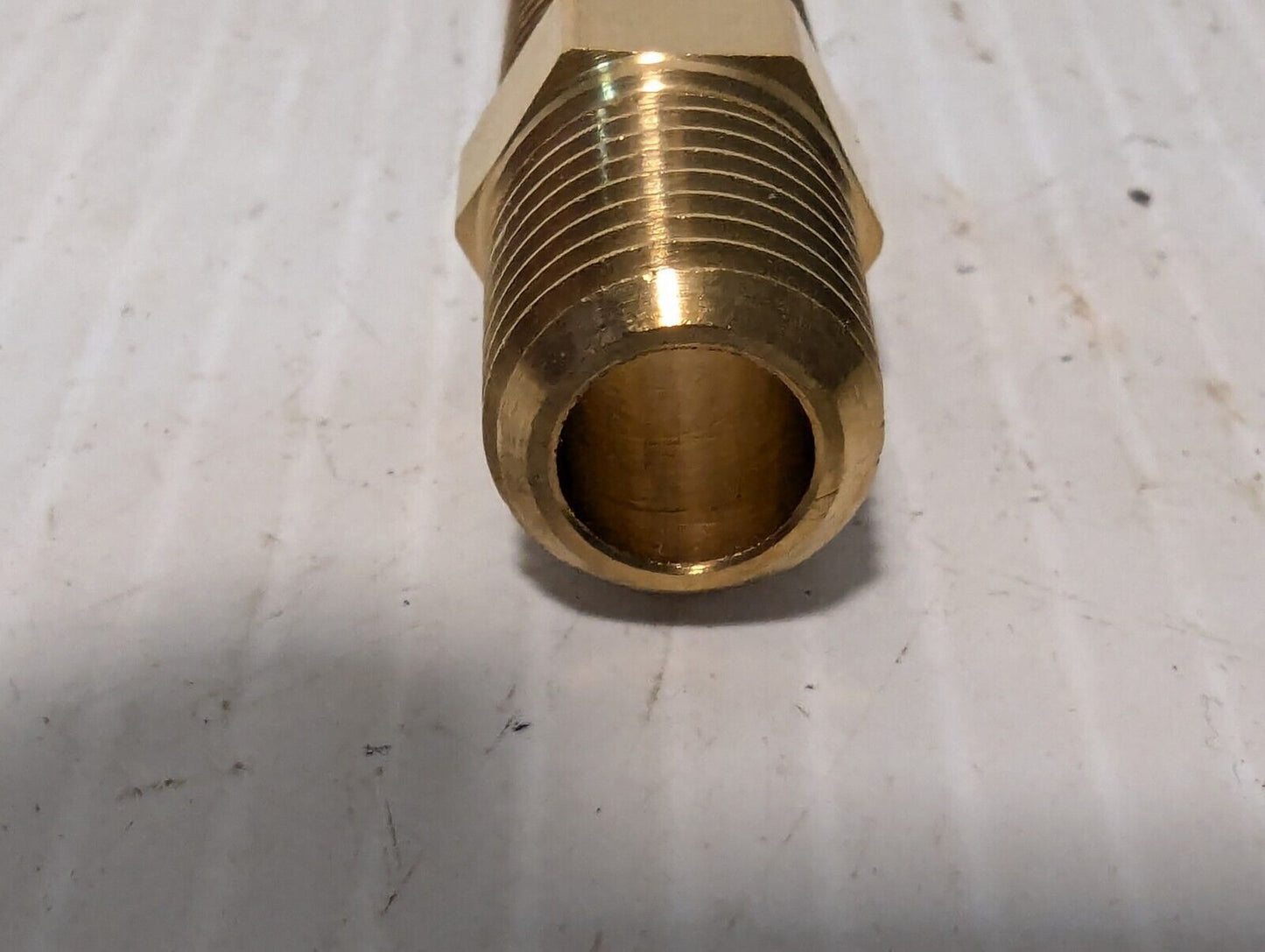 09200213 Brass Male Connector 1/4 inch NPT - Lot of 3 - Free Shipping