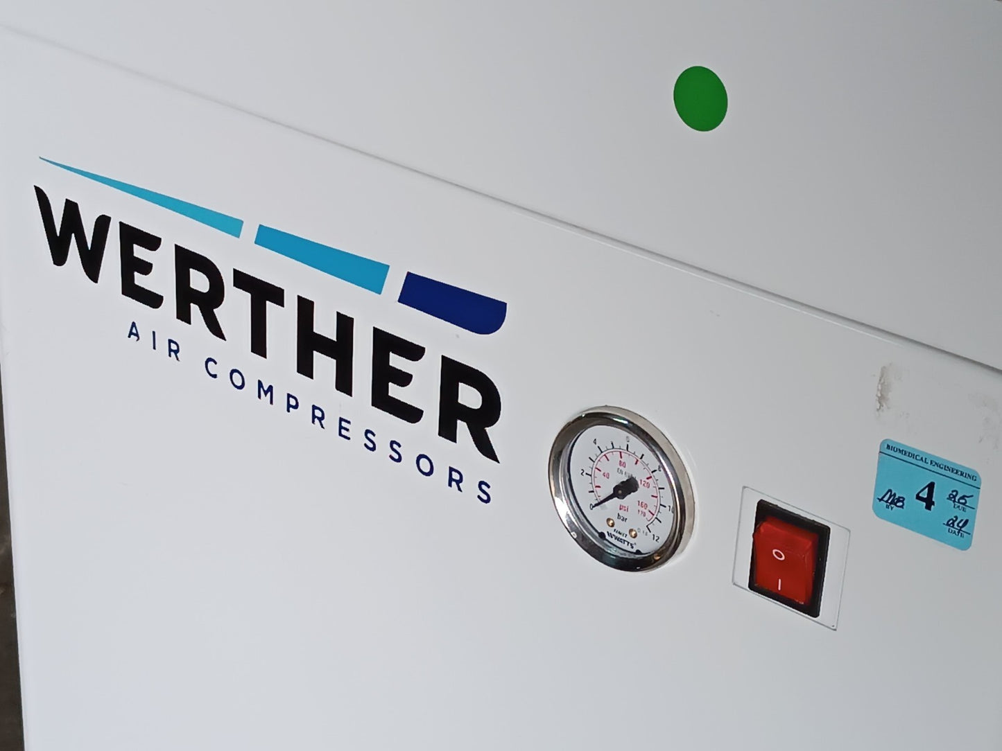 Werther/MGF Compressors CS 50/25 Prime E Oil-Free Reciprocating Air Compressor