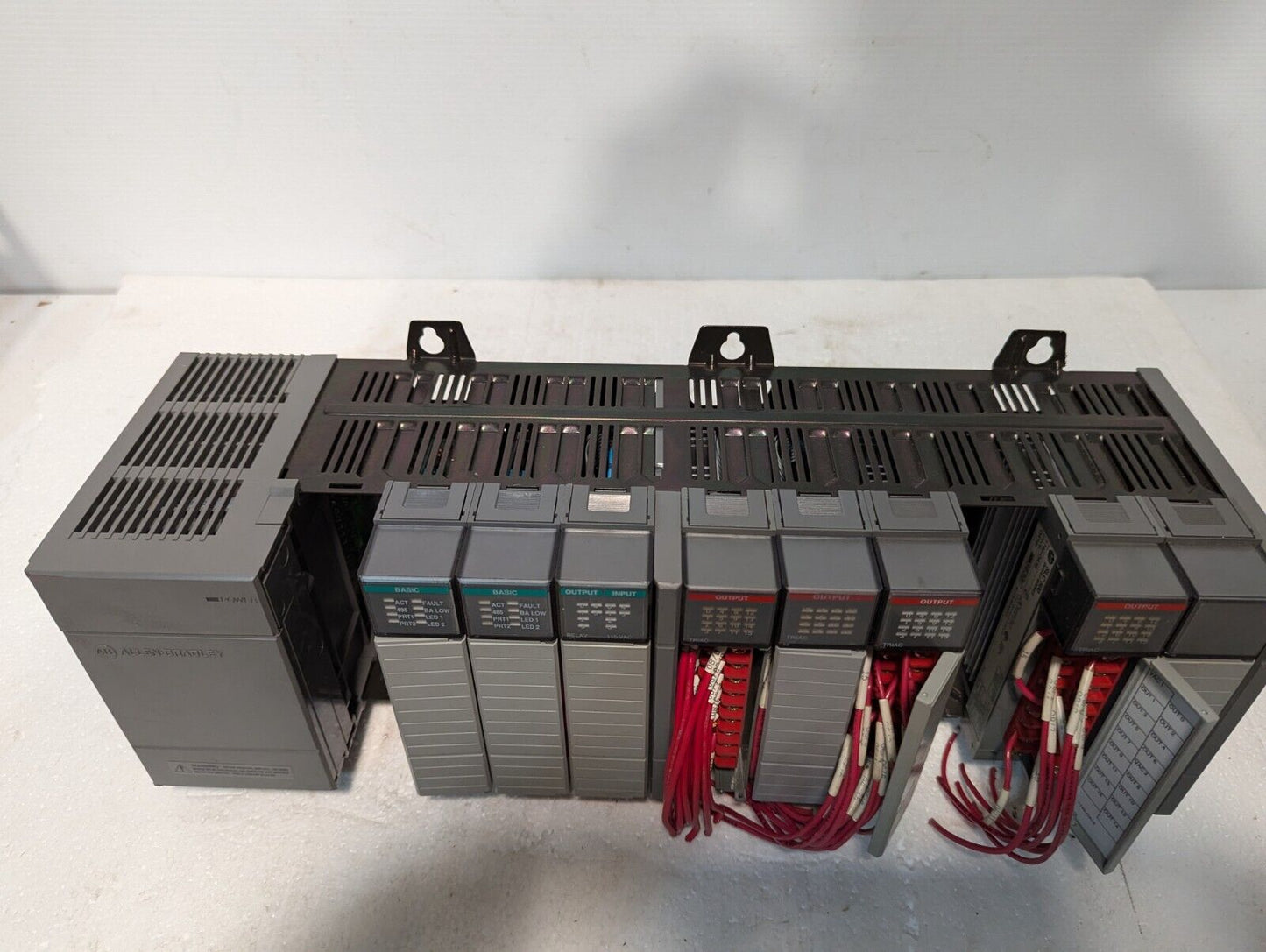 Allen Bradley 1746-A10 10-slot rack with 1746-P2 power supply+ - Free Shipping