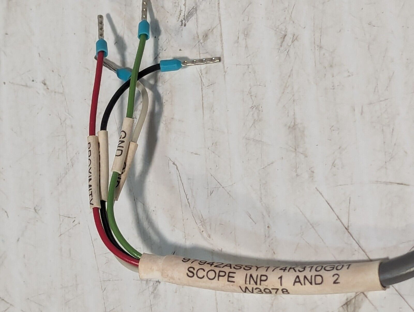 174K310G01 Maintenance Injector Cable Assembly, 11.8" L, W3978, 6150-13-000-1386