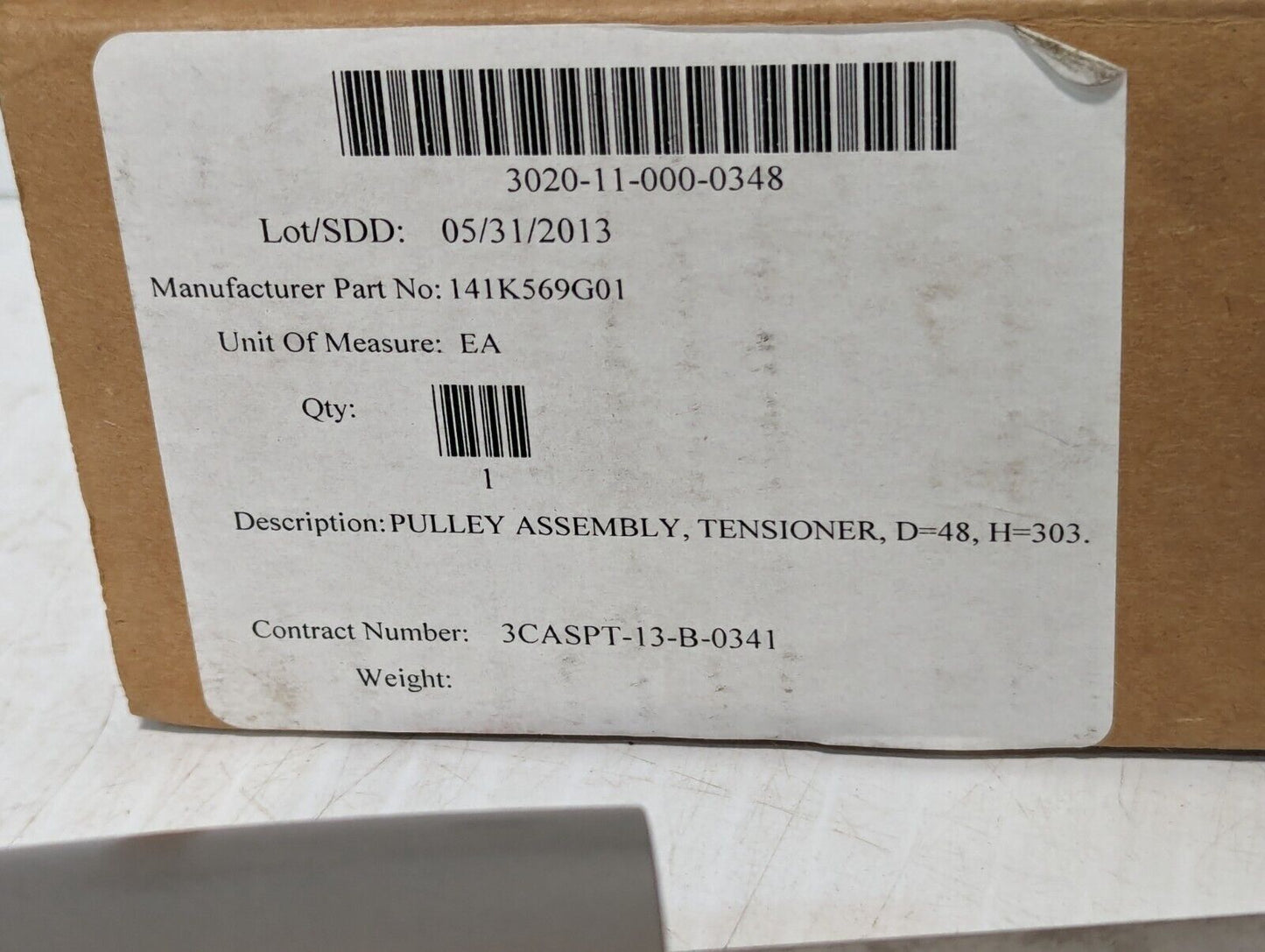 *Read* 3020-11-000-0348 141K569G01 Tensioner Pulley Assembly, D=48mm, H=303.5mm