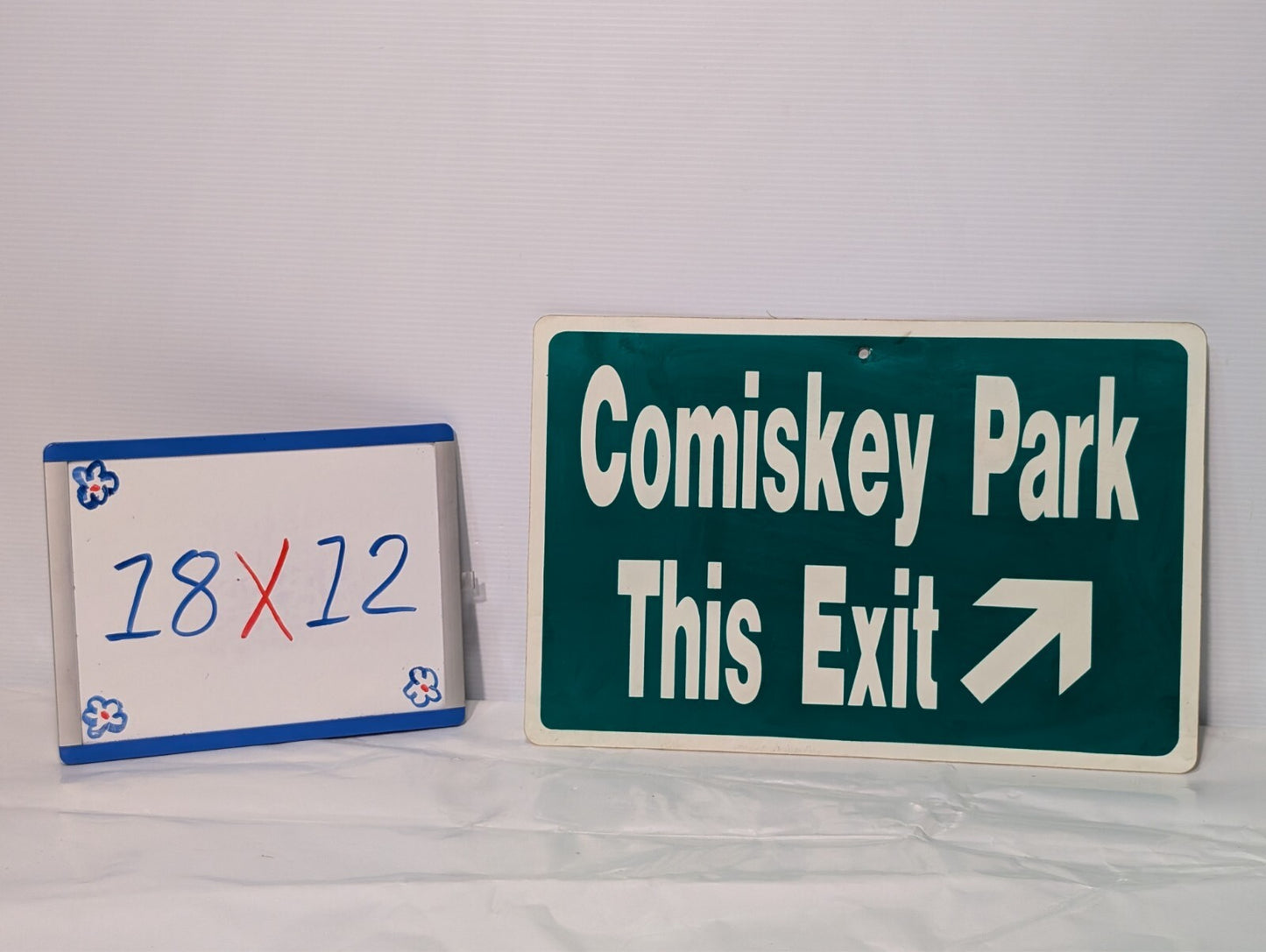 Vintage Comiskey Park White Sox Stadium Exit Sign