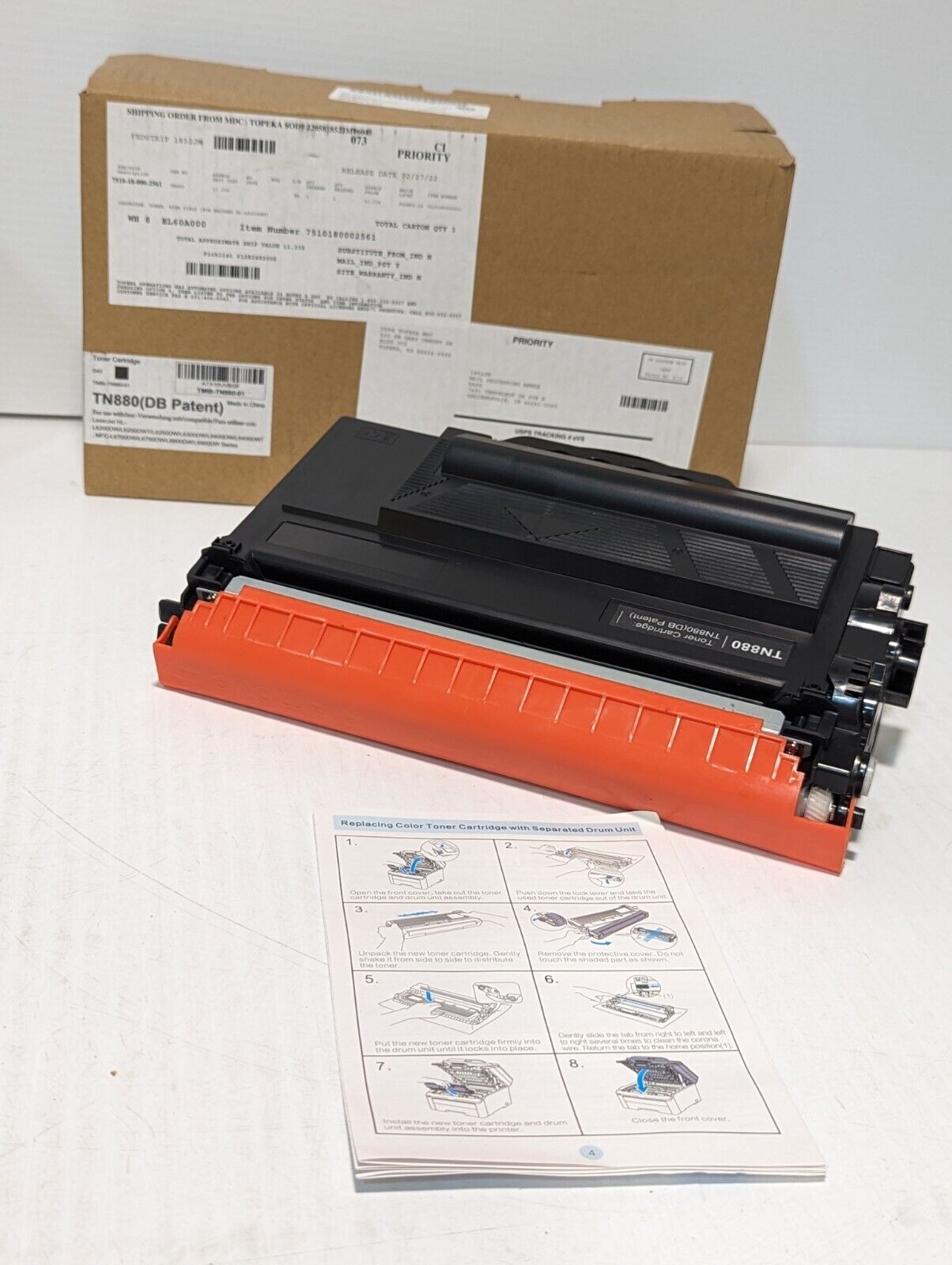 Generic High Yield Toner Cartridge for Brother TN880 - Free Shipping