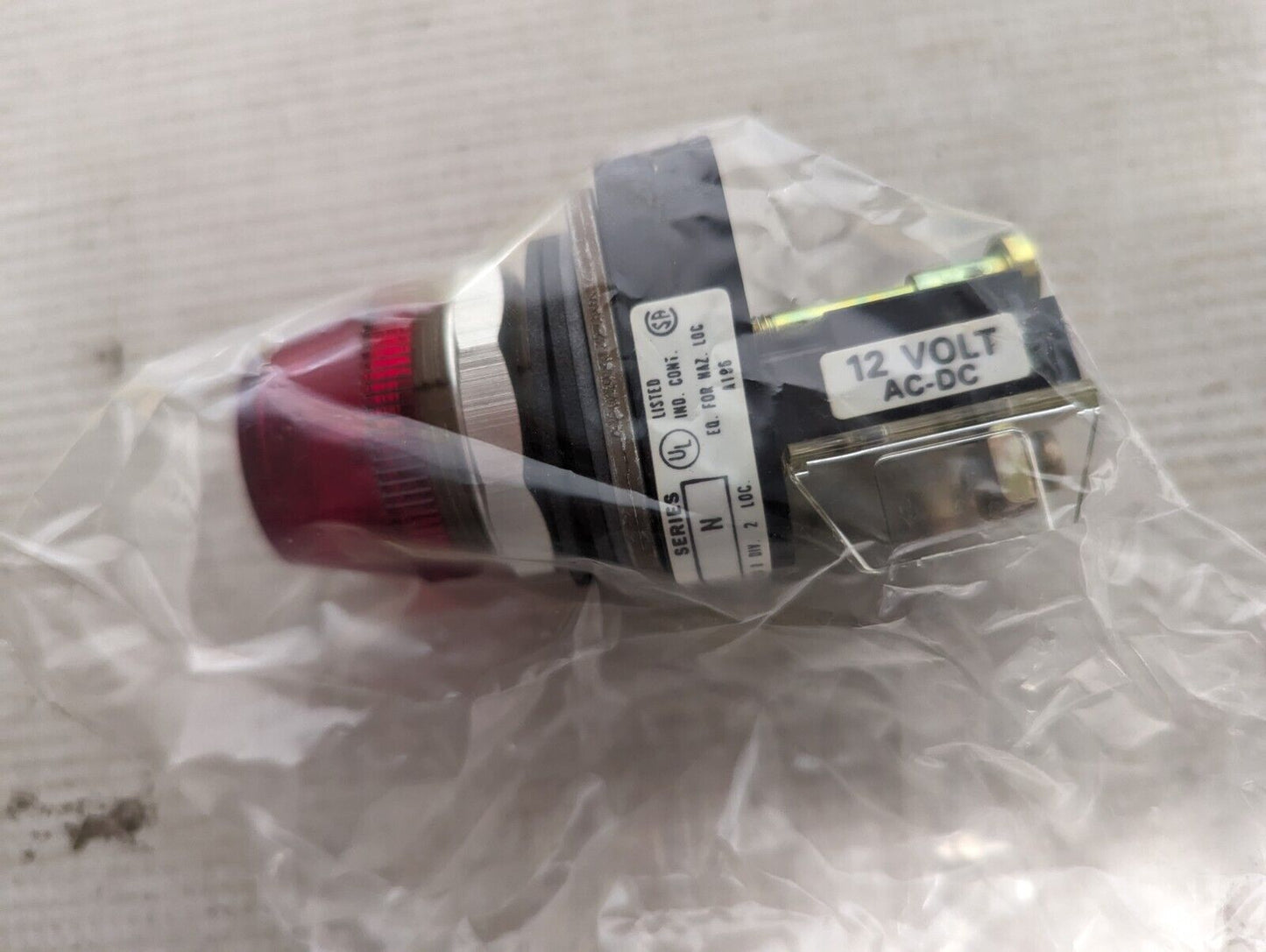 Allen Bradley 800T-Q12R Series N Full Voltage Pilot Light Unit, 12V