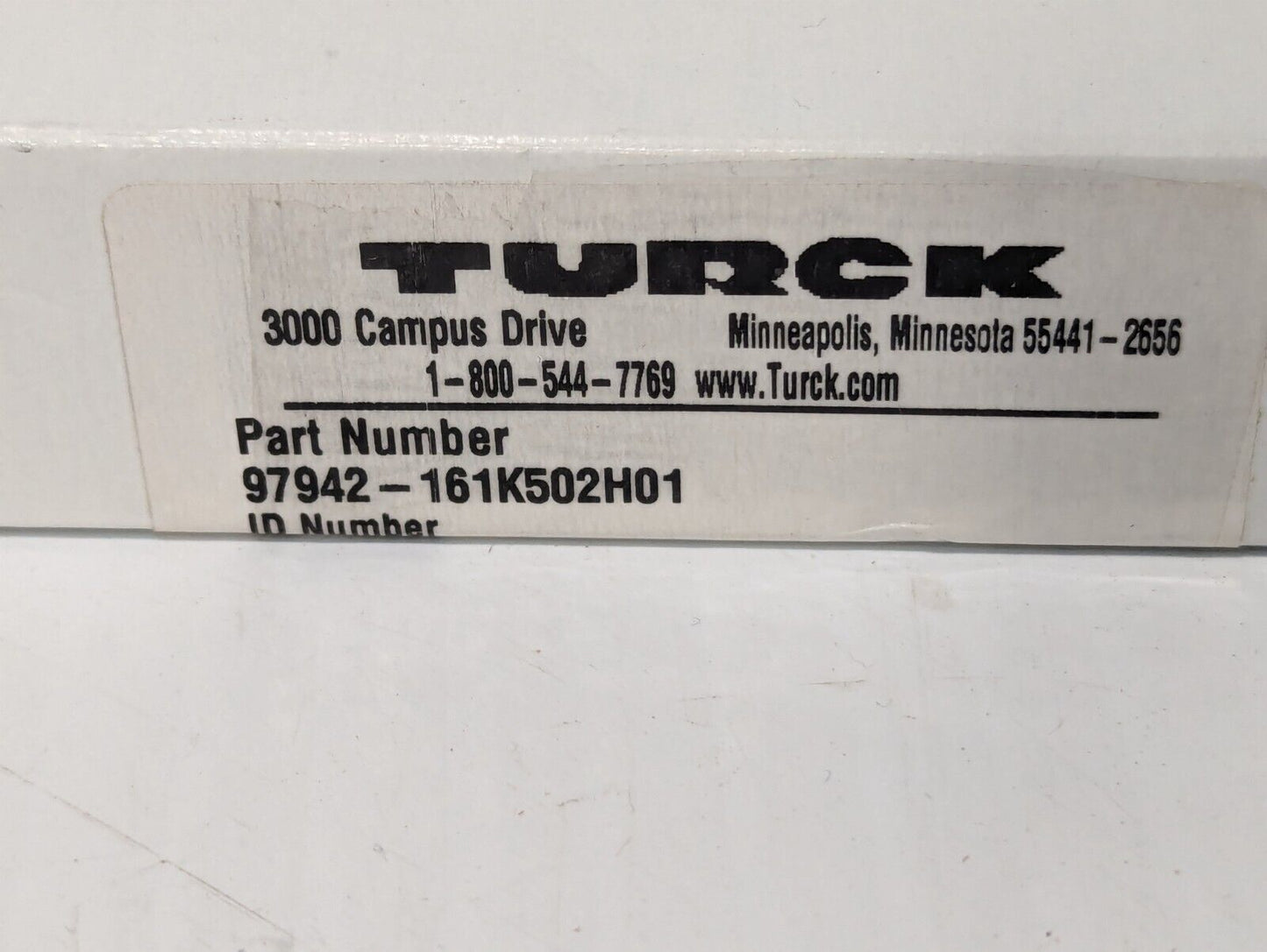 Turck 97942-161K502H01 Junction Box 5975-08-999-2476 - Free Shipping