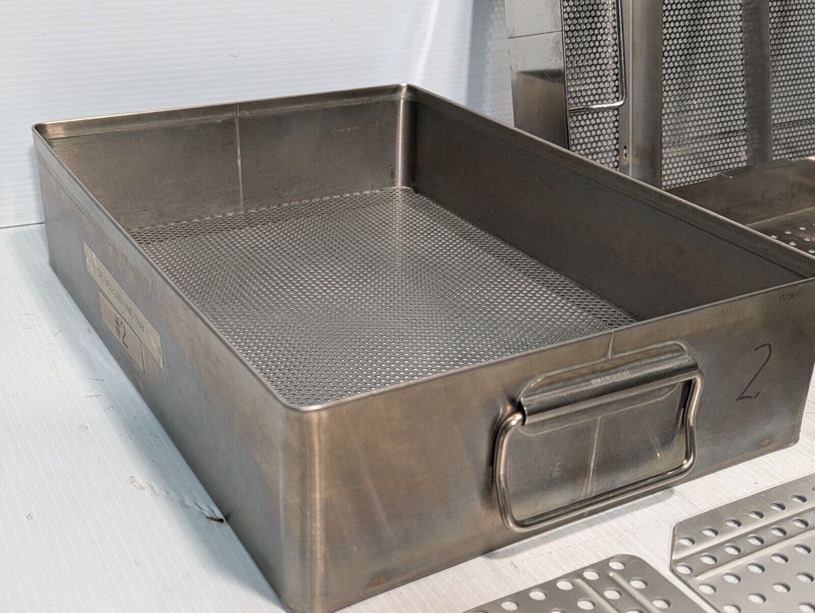 Stainless Steel Instrument Sterilization Case Assembly - Free Shipping+Returns