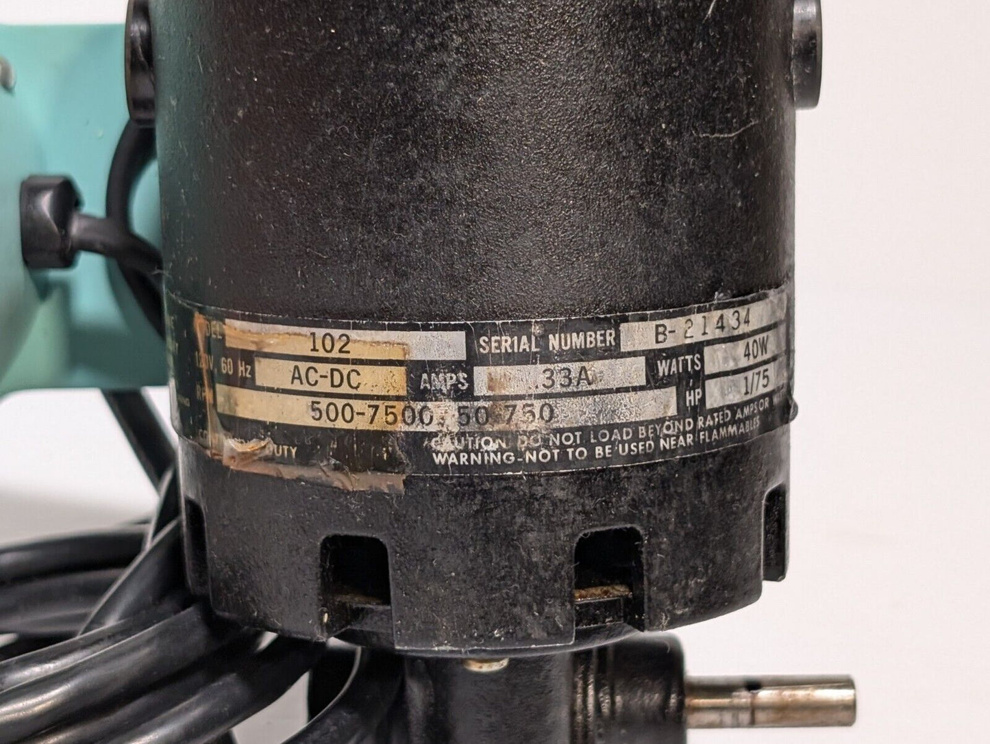 Talboys Model 102 T-Line Variable Speed Laboratory Stirrer, 40W, 120v, 0.33A