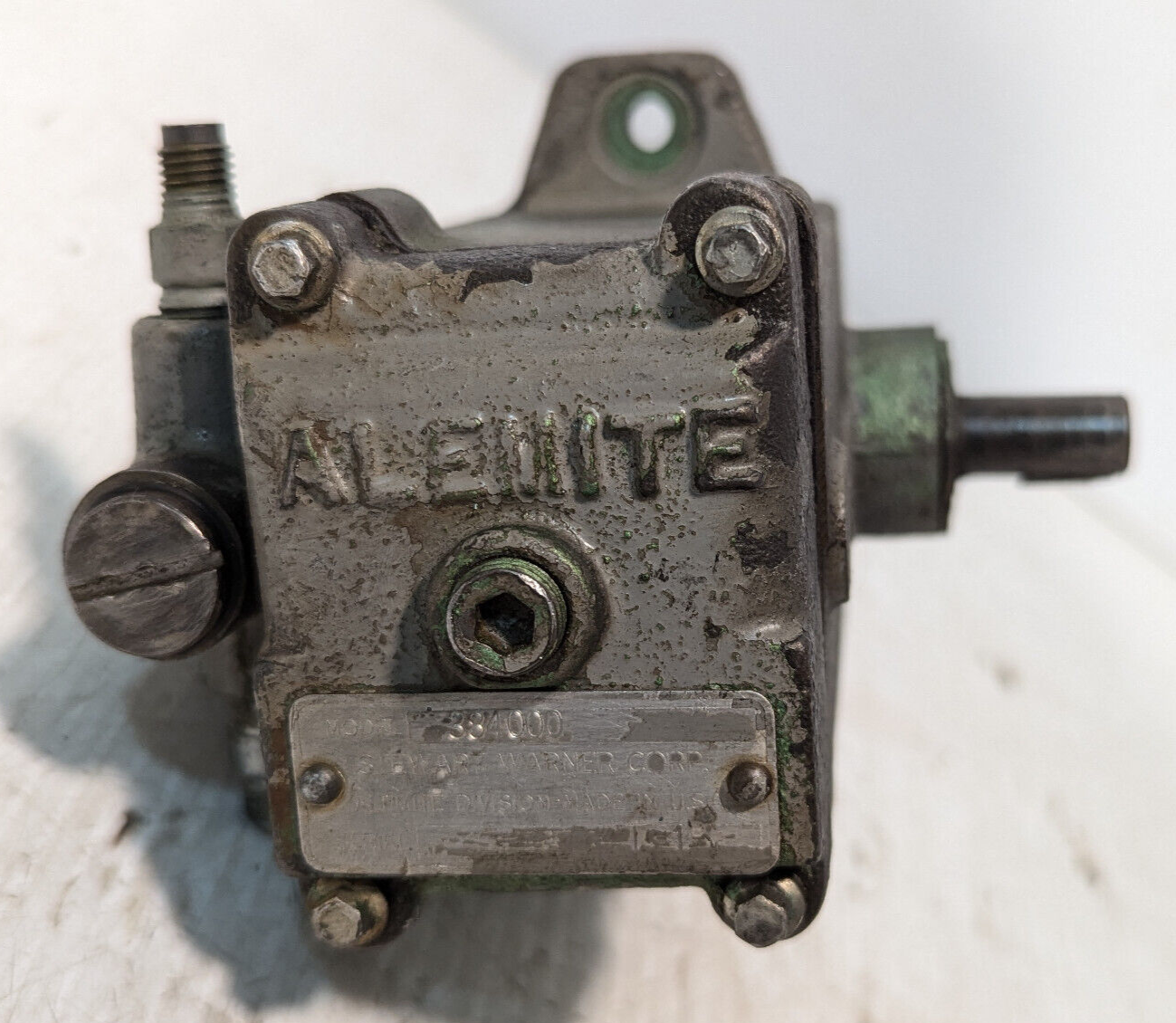Alemite, Stewart Warner, 383978 Pressure, Pump, Hydraulic, Unknown Part, 384000