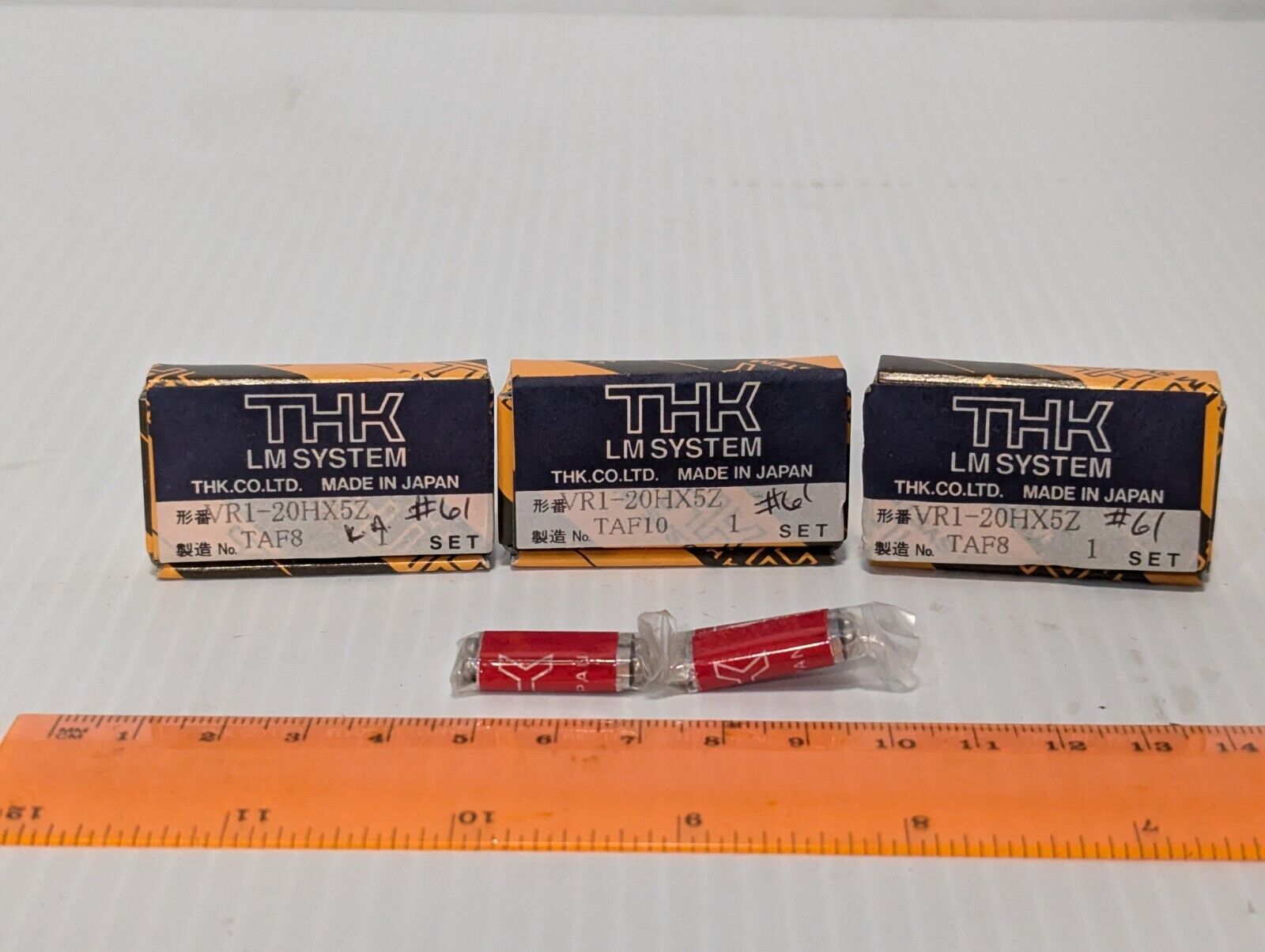 THK LM System, VRI-20HX5Z, TAF8, Tiny Cross Roller Guide Unit Fast - Free Ship