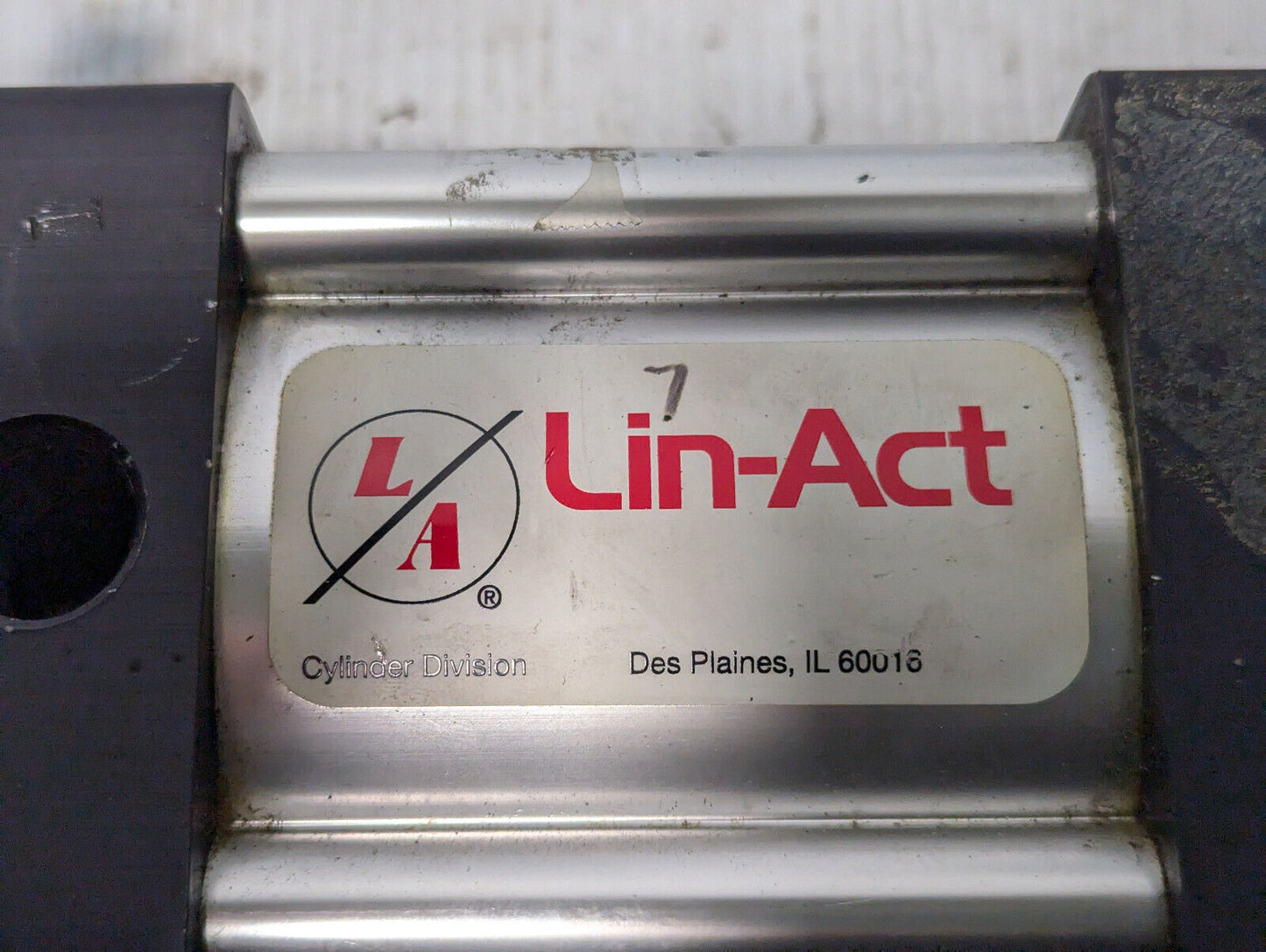 Lin-Act A4F-3.25x2.000-2-U Pneumatic Cylinder -Made in USA- Free Shipping