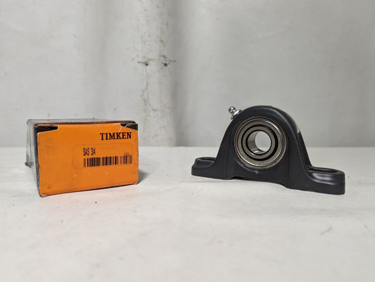 Timken SAS 3/4, Pillow Block Ball Bearing Unit - Two-Bolt Base, 3/4 in Bore
