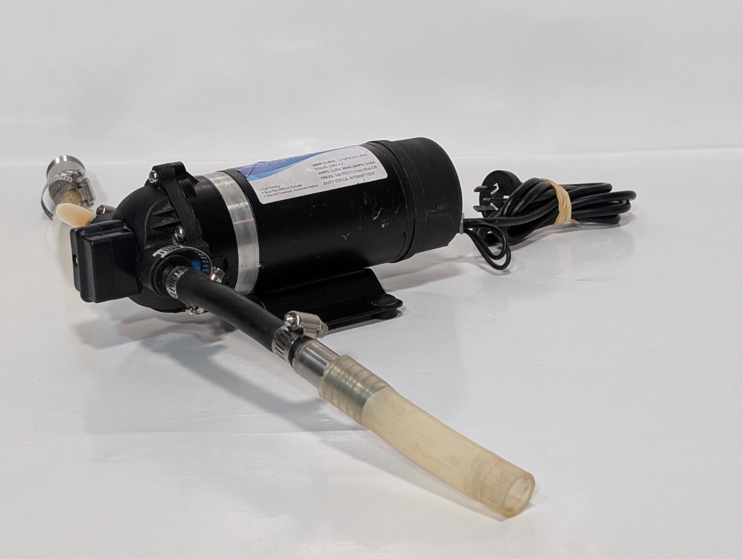 SurgeFlo DP-160-230 Self-Priming Water System Pump, Thermal Overload 1.6GPM 6LPM