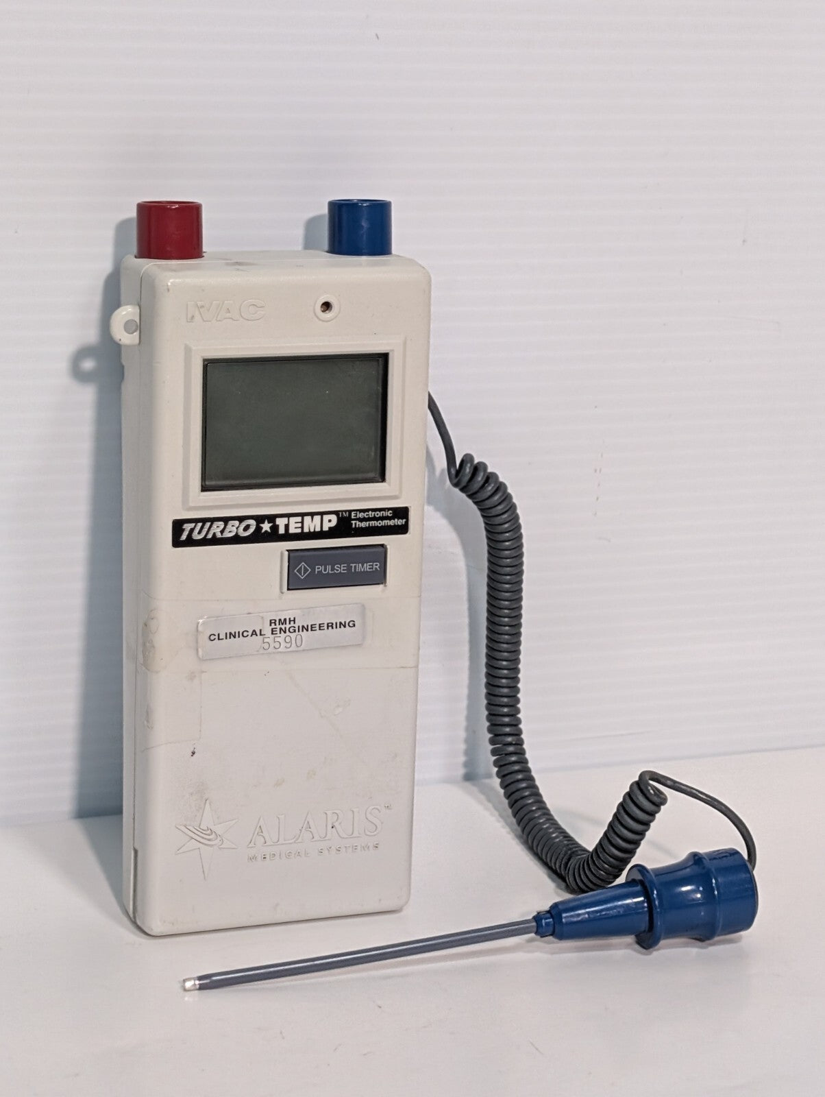 Alaris 2180CX01EE IVAC TurboTemp Electronic Fast Thermometer, Blue Probe Sensor