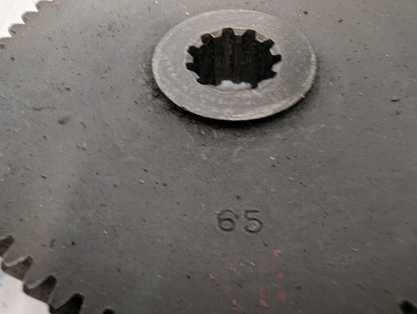 65 Tooth Gear 4.25" Outer Diameter 11 Tooth .75" Bore .5" Thick - Free Shipping