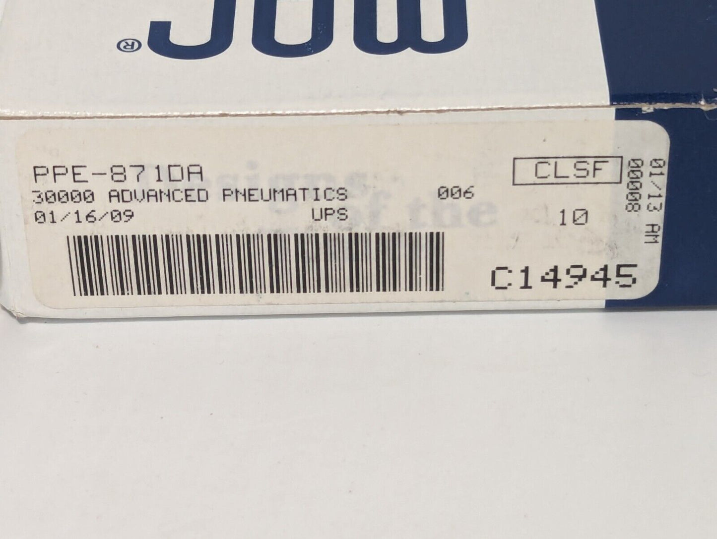 MAC PPE-871DAAA 30000 Advanced Pneumatics Solenoid Valve, 24vdc, 17.1w