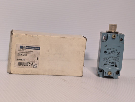 Telemecanique ZCKJ1D Limit Switch Body 038875 2-Pole 1NC+1NO Metal Fixed-Type