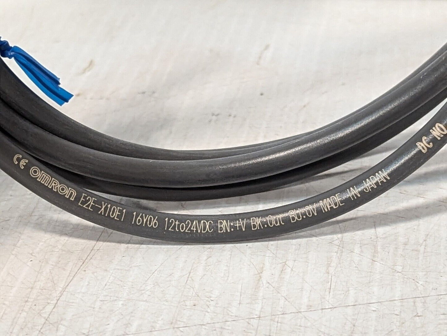 Omron E2E-X10E1 Proximity Switch, 12-24VDC, 2 Meter / 6.6' Cable - Free Shipping