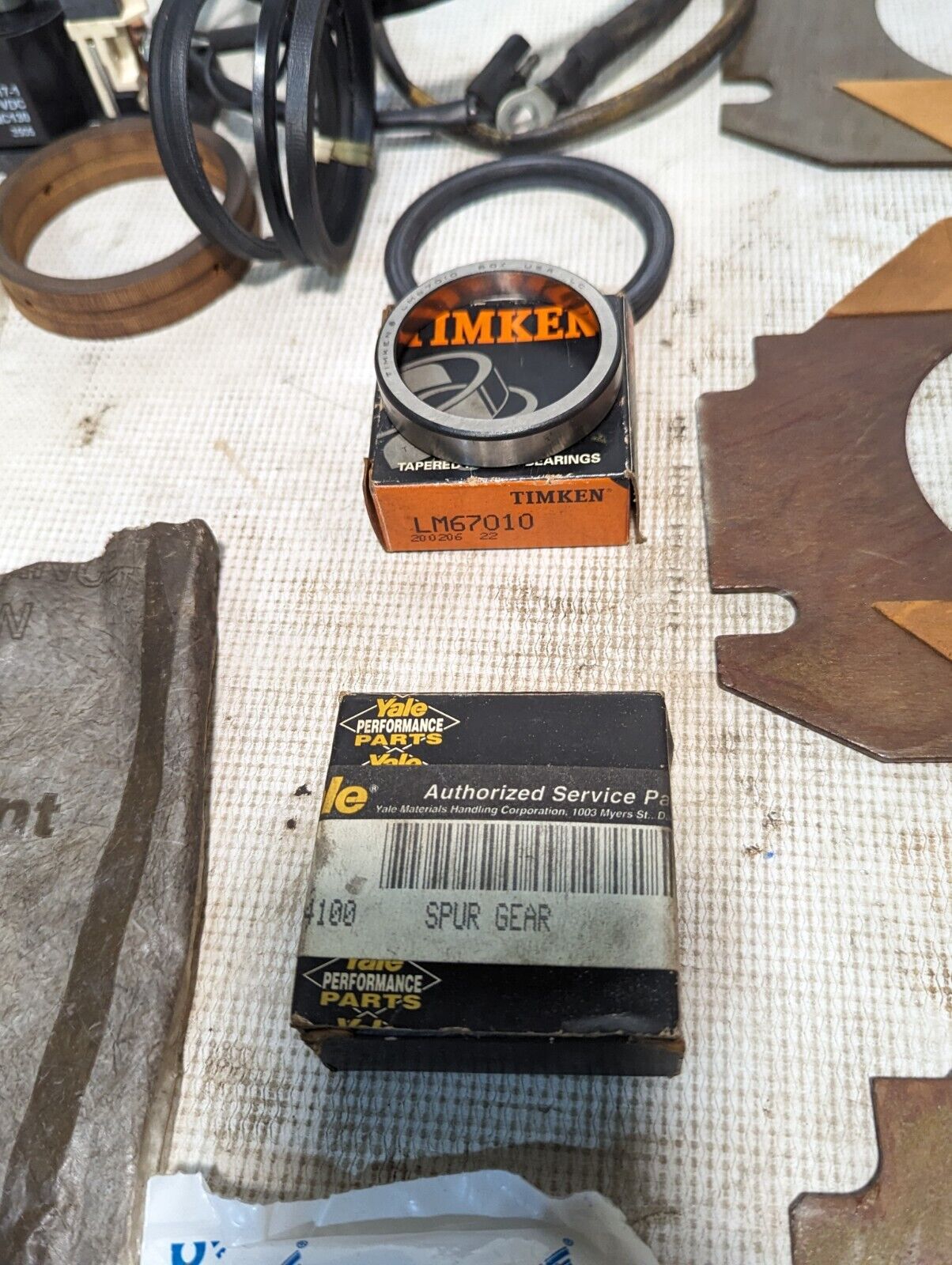 Lot of Big Joe Parts: Motor Start Switch 900347, Ametek Prestolite S 5/16-18,...