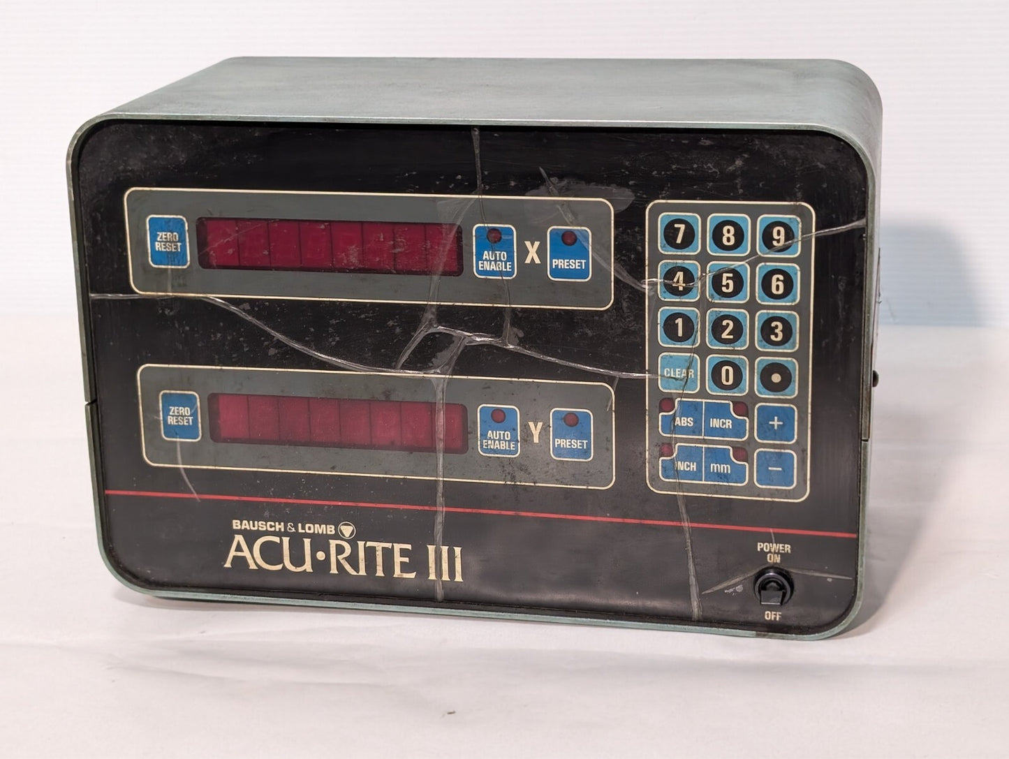 Acu-Rite III DRO PN 387-5974000 Digital Readout System With 2 Scales PARTS ONLY