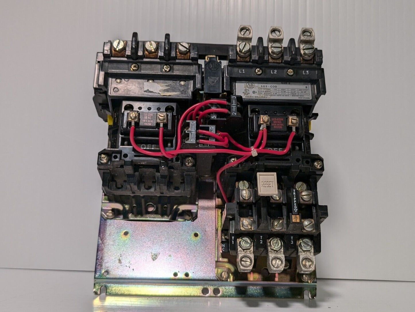 Allen Bradley 505-COD NEMA Size 2 Reversing Starter Coil Voltage 115-120V 60Hz
