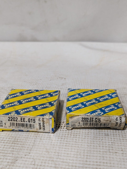 SNR 2202EEG15 Self Aligning Double Row Ball Bearing 35x15x14mm