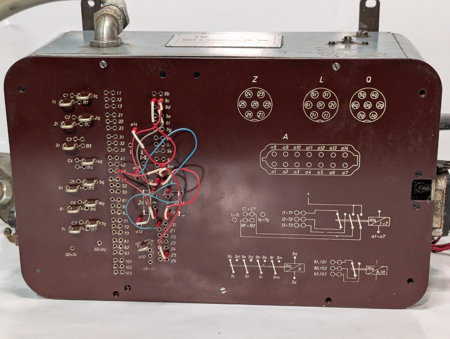 Vintage Bachmann Control Panel with Multiple Wiring Points, Excellent Prop