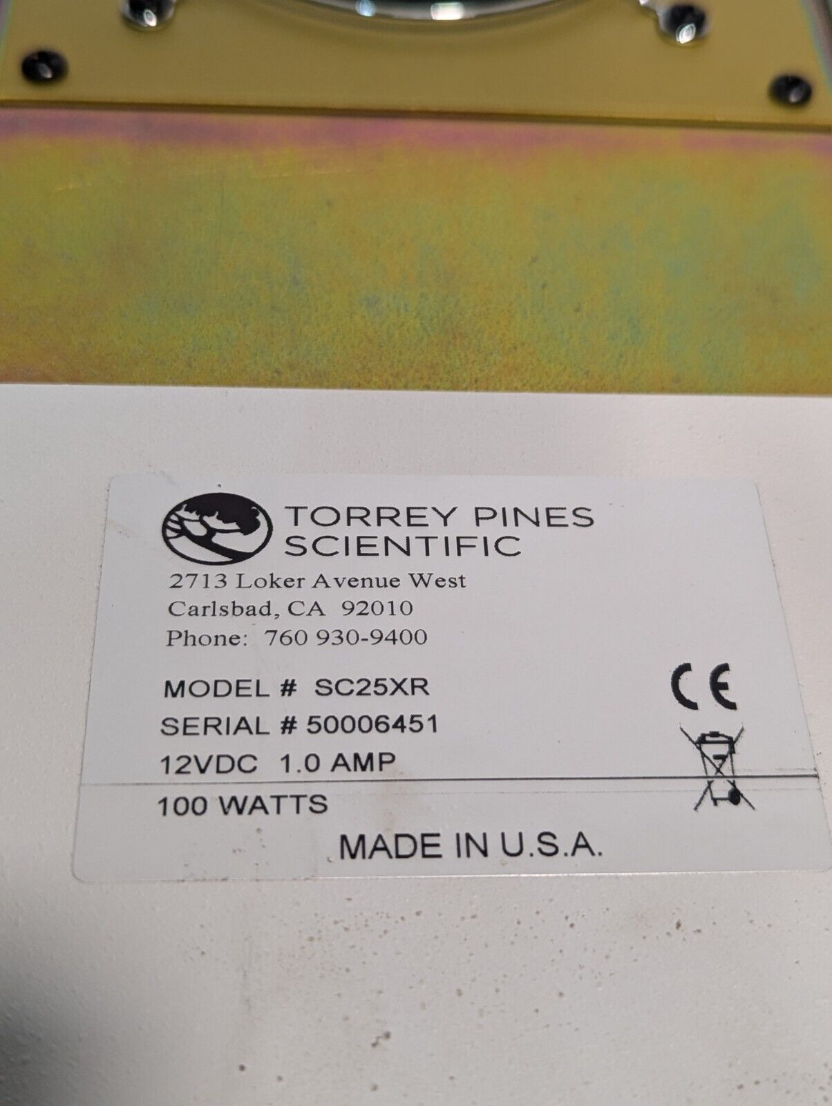 Torrey Pines SC25XR orbital mixing chilling/heating dry bath, no power cord